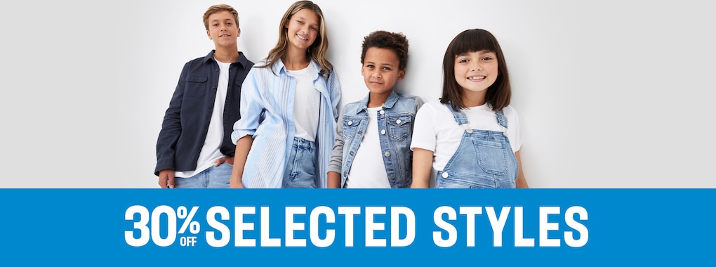 30% off selected styles