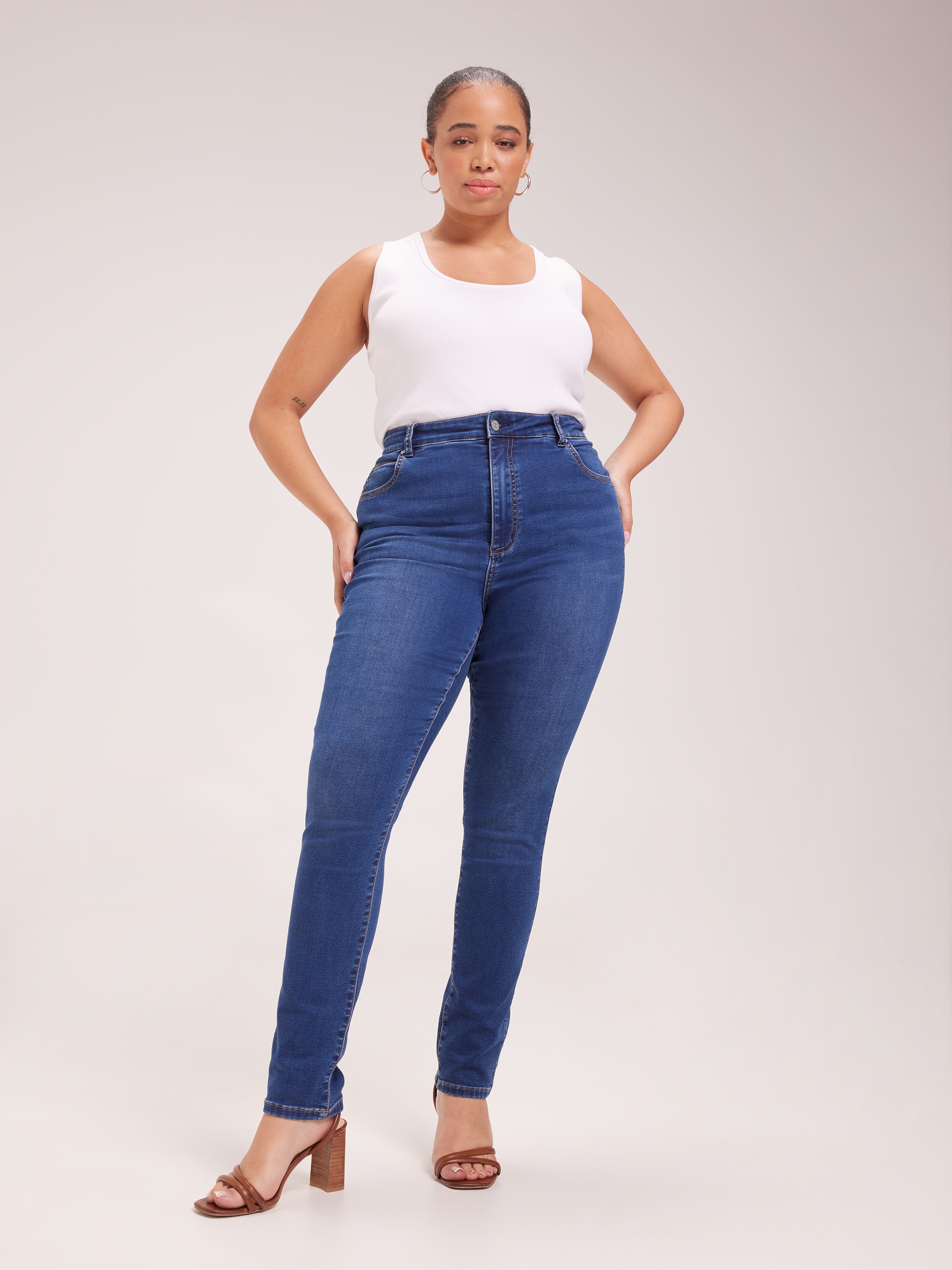 Curve Amaze High Rise Skinny Jean Viper Just Jeans Online