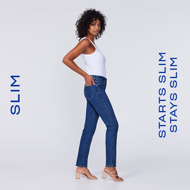 Slim straight shop jeans womens