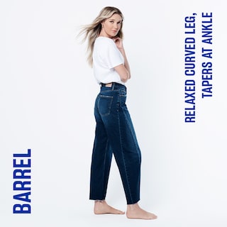 Bootcut fit. hugs thigh. flares from knee to hem.