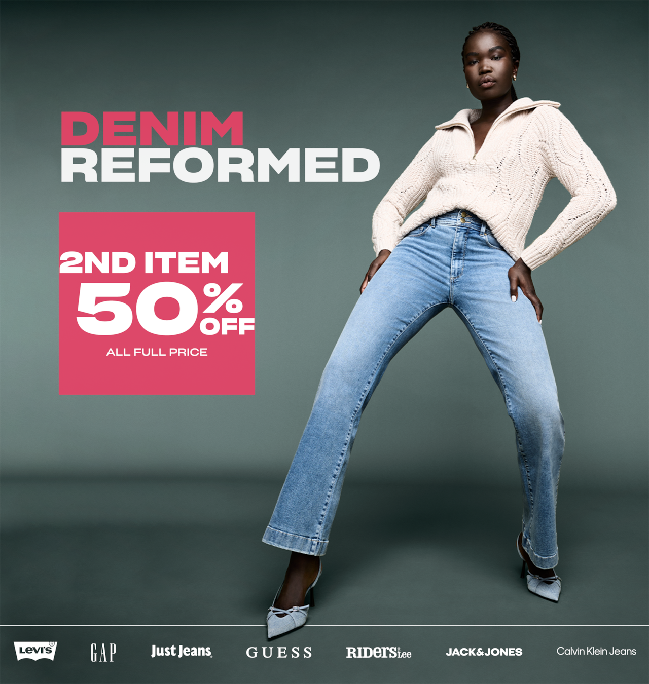 Denim Reformed. 50% Off All Full Price