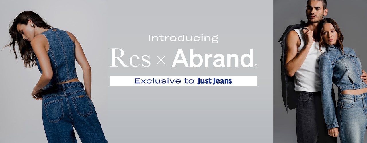 Introducing Res x Abrand. Exclusive to Just Jeans.