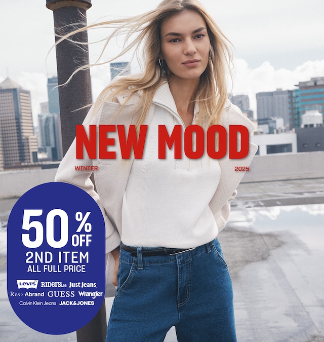 50% Off Second Item. All Full Price.