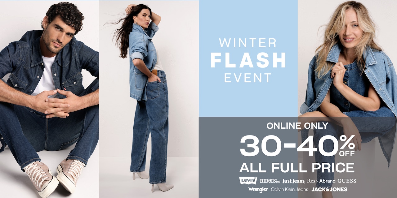 Winter Flash Event. Online only, ends Thursday. 30-40% Off All Full Price.