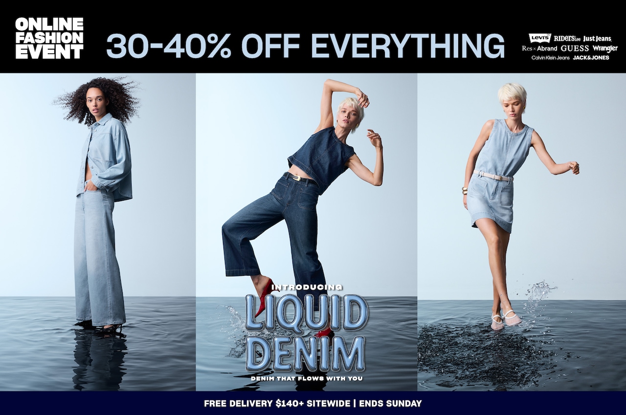 Online Fashion Event. Ends Sunday. 30-40% off everything.