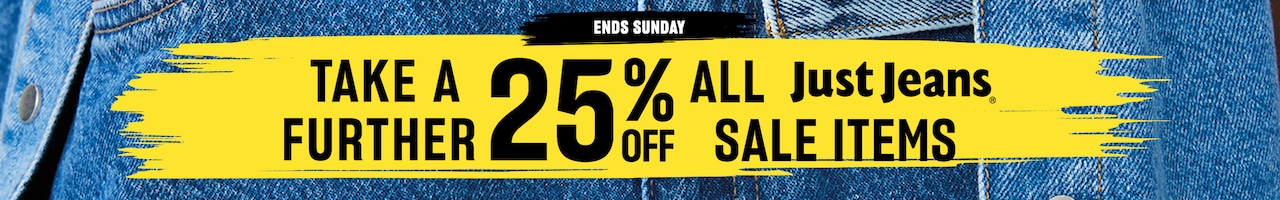 Take a further 25% off Just Jeans sale styles