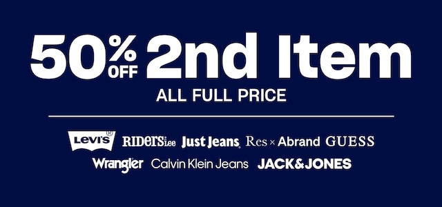 50% off 2nd item. All full price