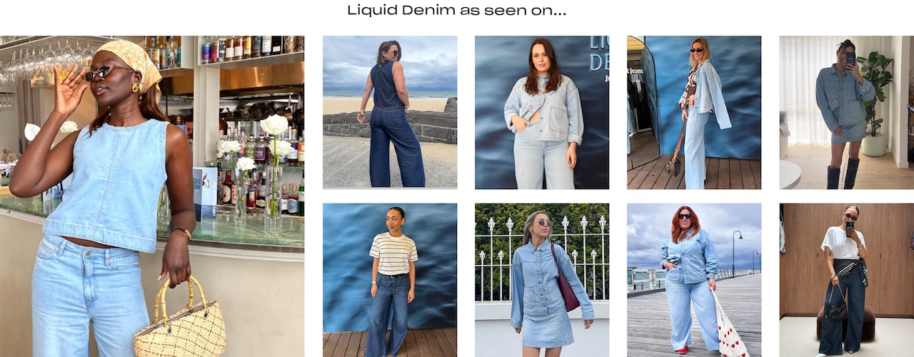 Liquid denim as seen on...