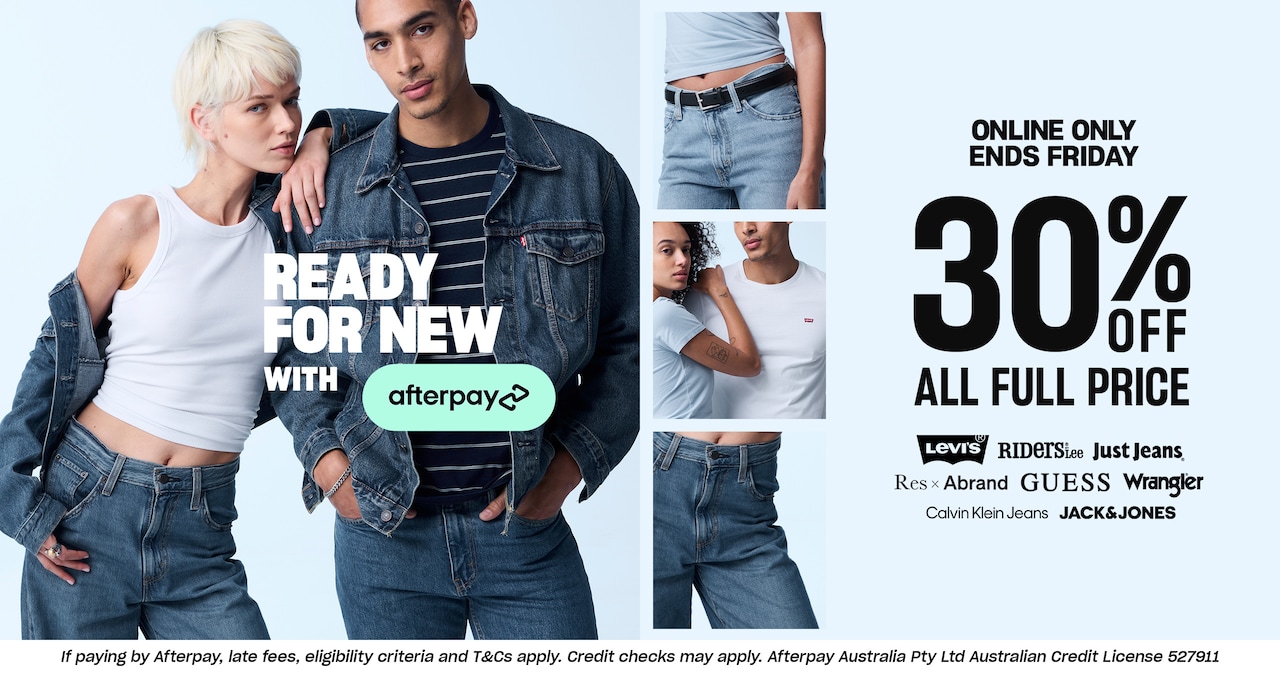 Online only. Ends Friday. 30% off all full price.