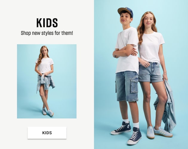 Kids. Shop new styles for them!