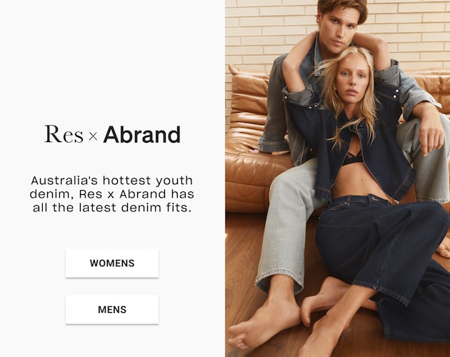 Res x Abrand. Australia's hottest youth denim, Res x Abrand has all the latest denim fits
