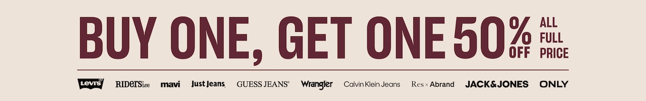 Buy One, Get One 50% Off All Full Price.