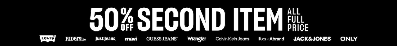50% Off Second Item.