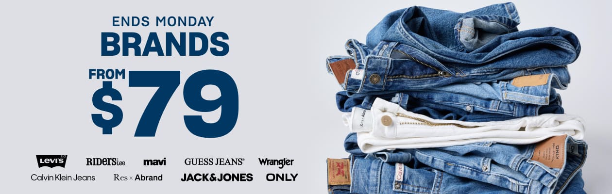 Ends Monday. Brands From $79