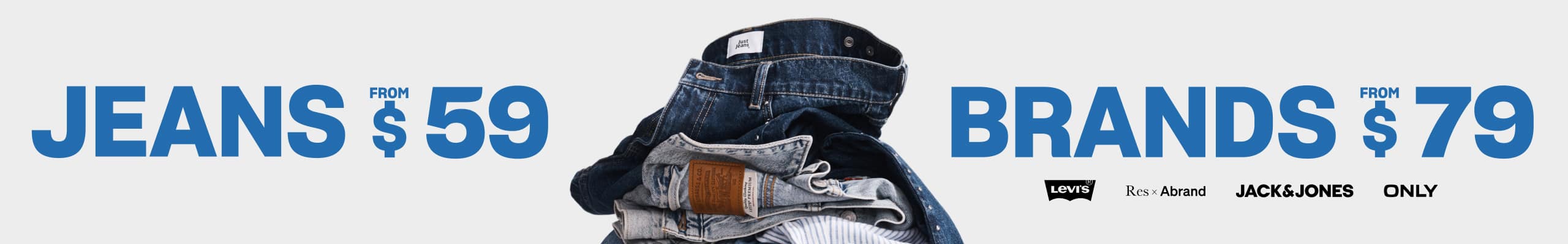 Jeans from $59.