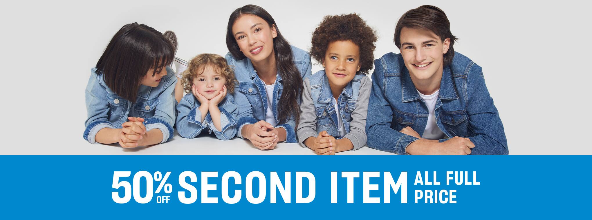 50% off 2nd item. All full price