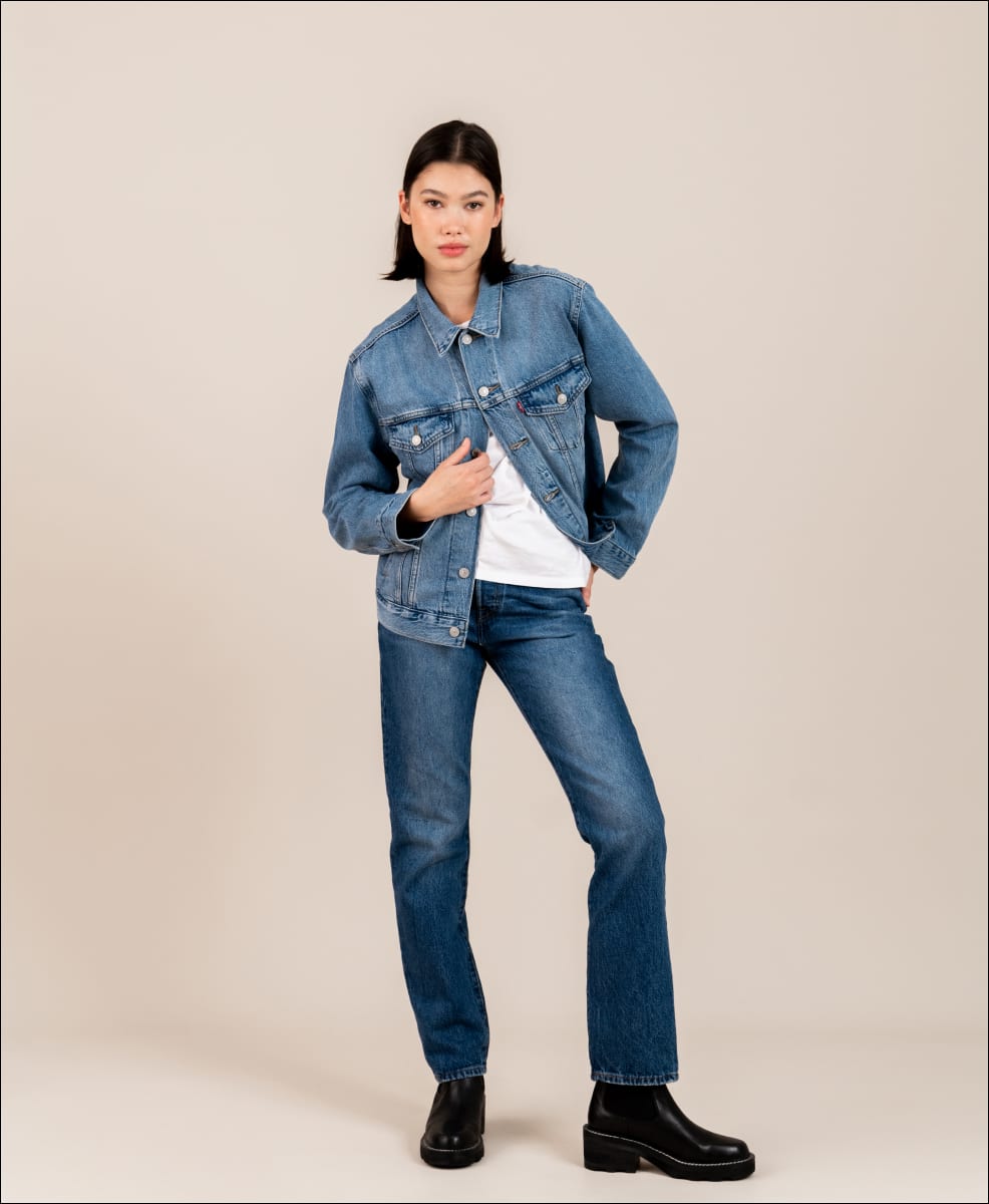 501 Straight Leg Jean Medium Wash