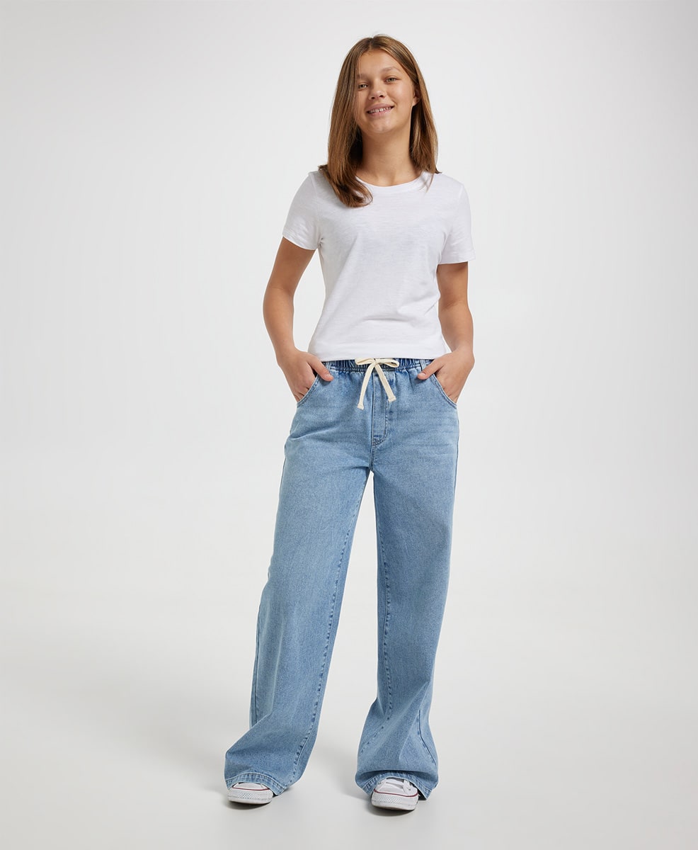 Girls Mid Rise Jog Pant