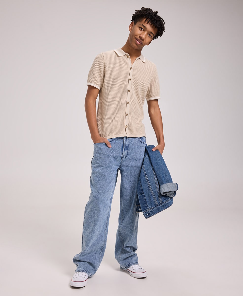 Boys River Textured Shirt