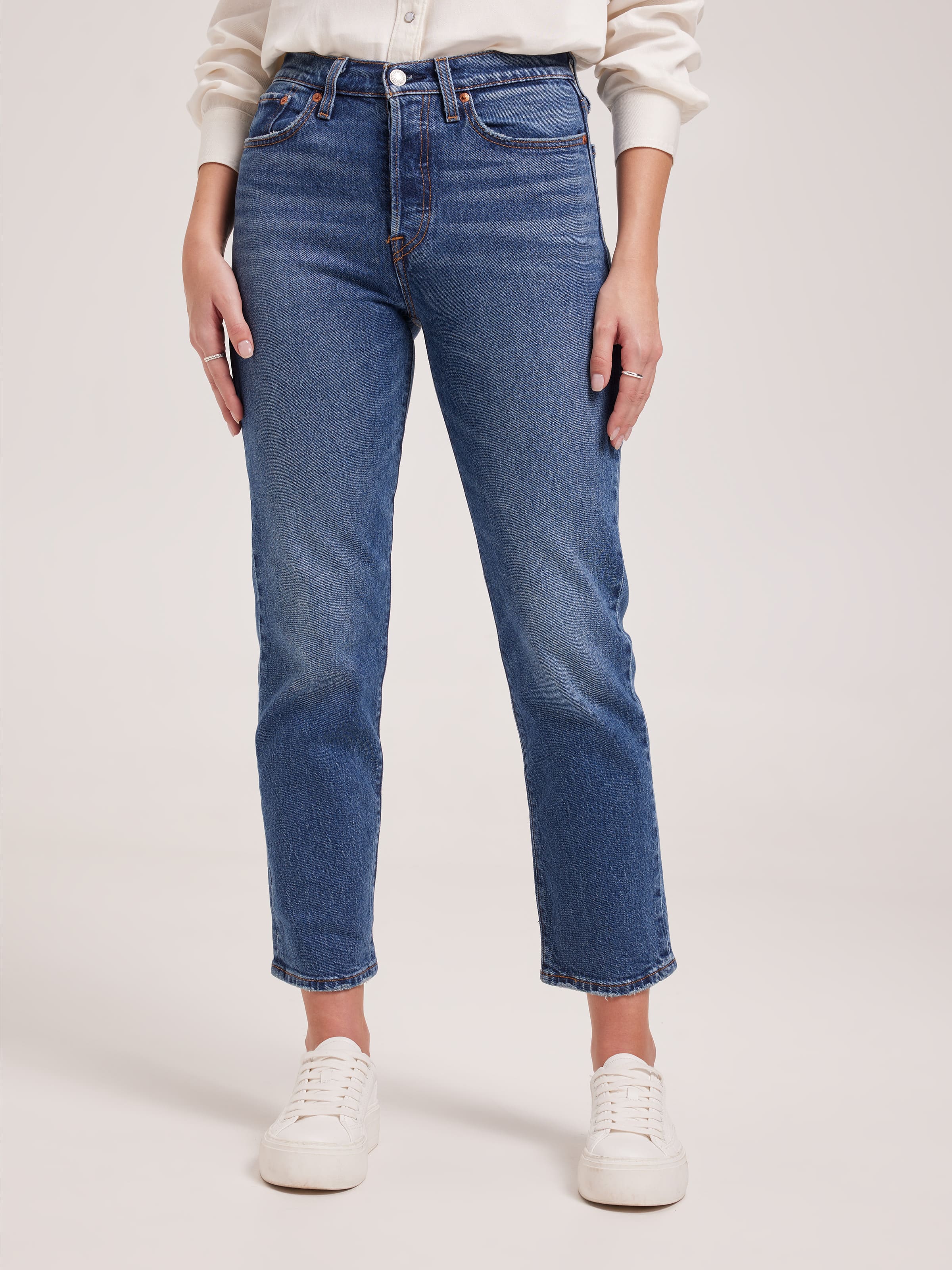 Wedgie Straight Jean In Jive Blue