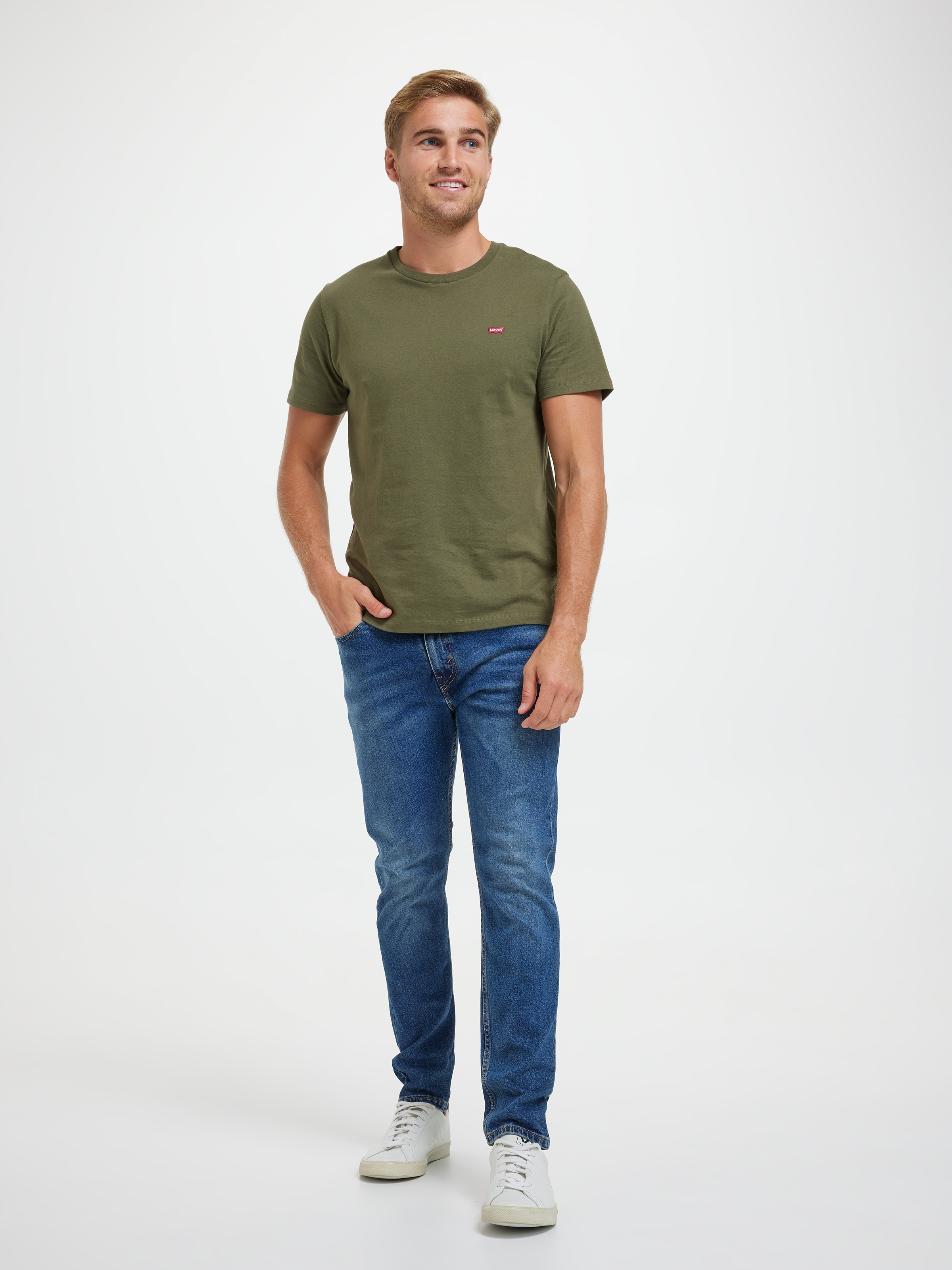 512 Slim Taper Jean In Goldenrod Mid