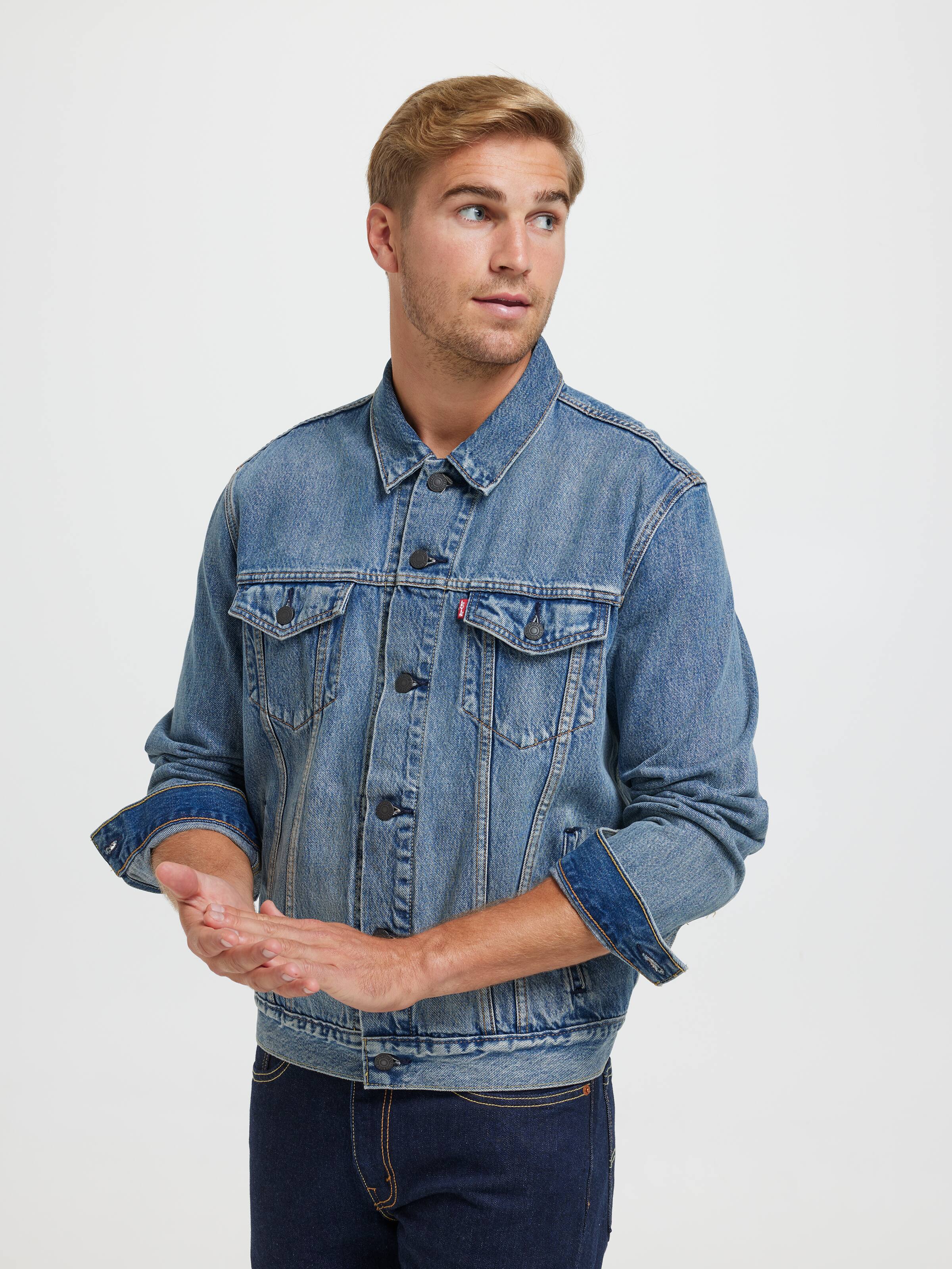 Trucker Jacket In Skyline