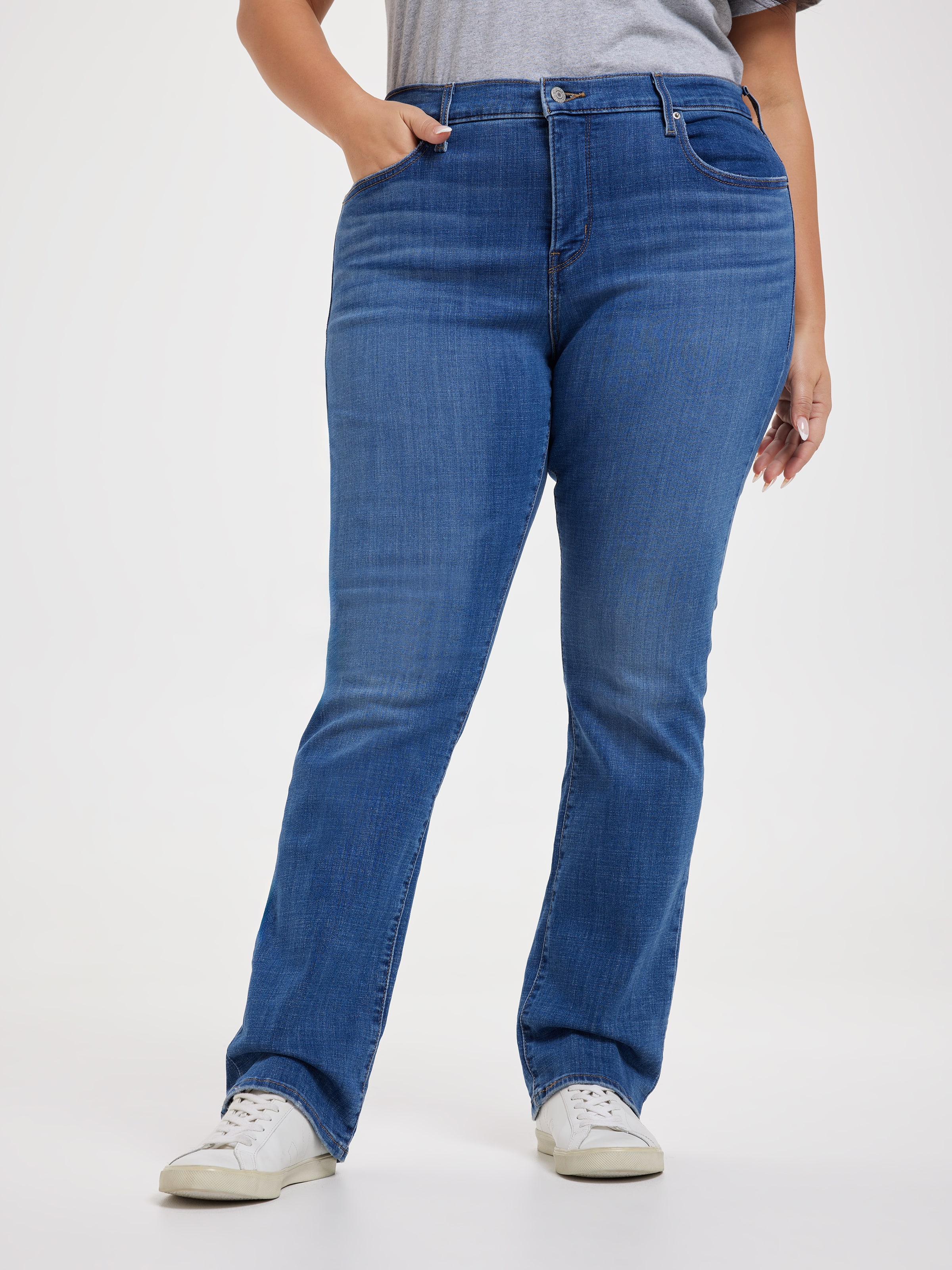 Curve 314 Shaping Straight Jean In Lapis Gem