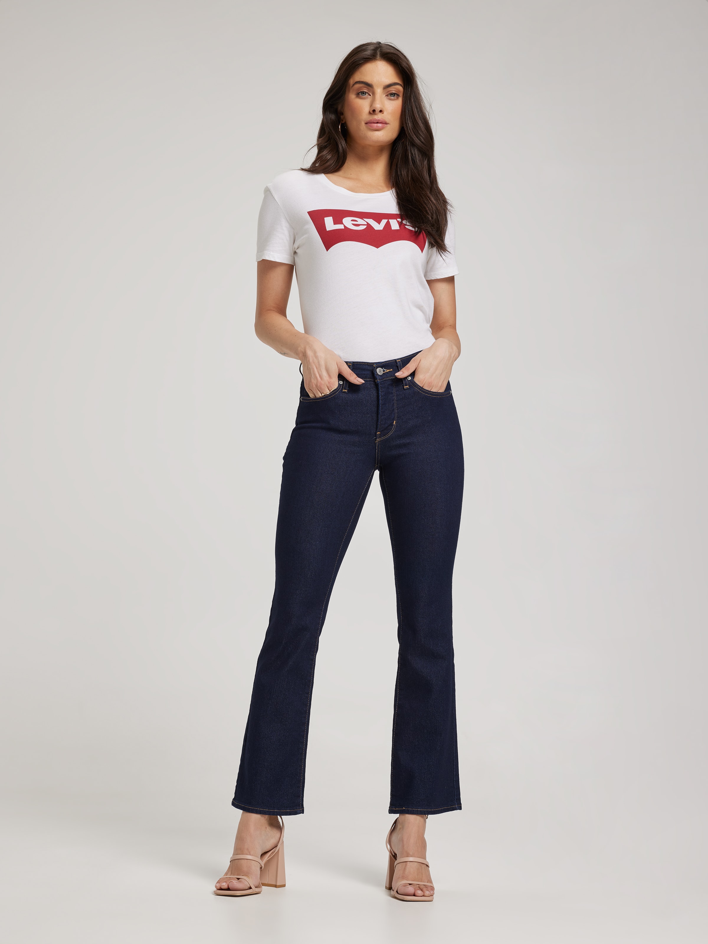 Womens levi 2024 bootleg jeans