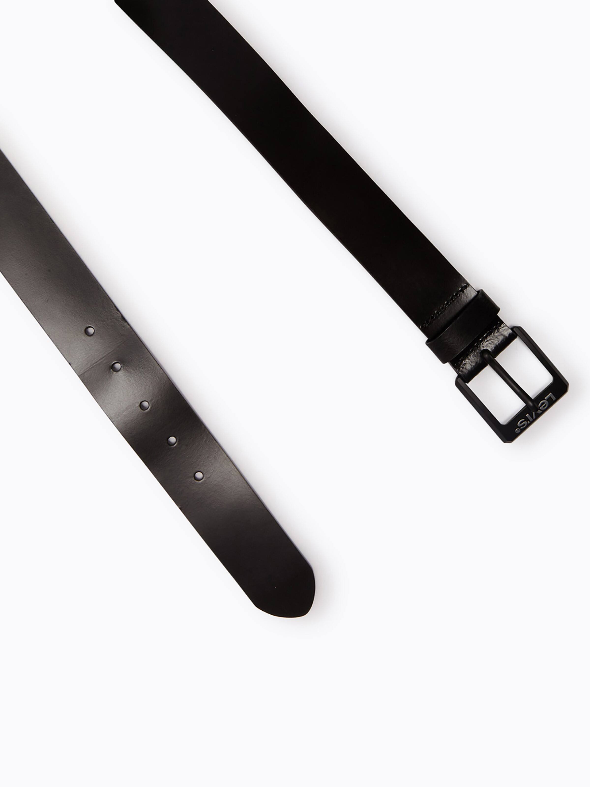 Contrast Belt In Black
