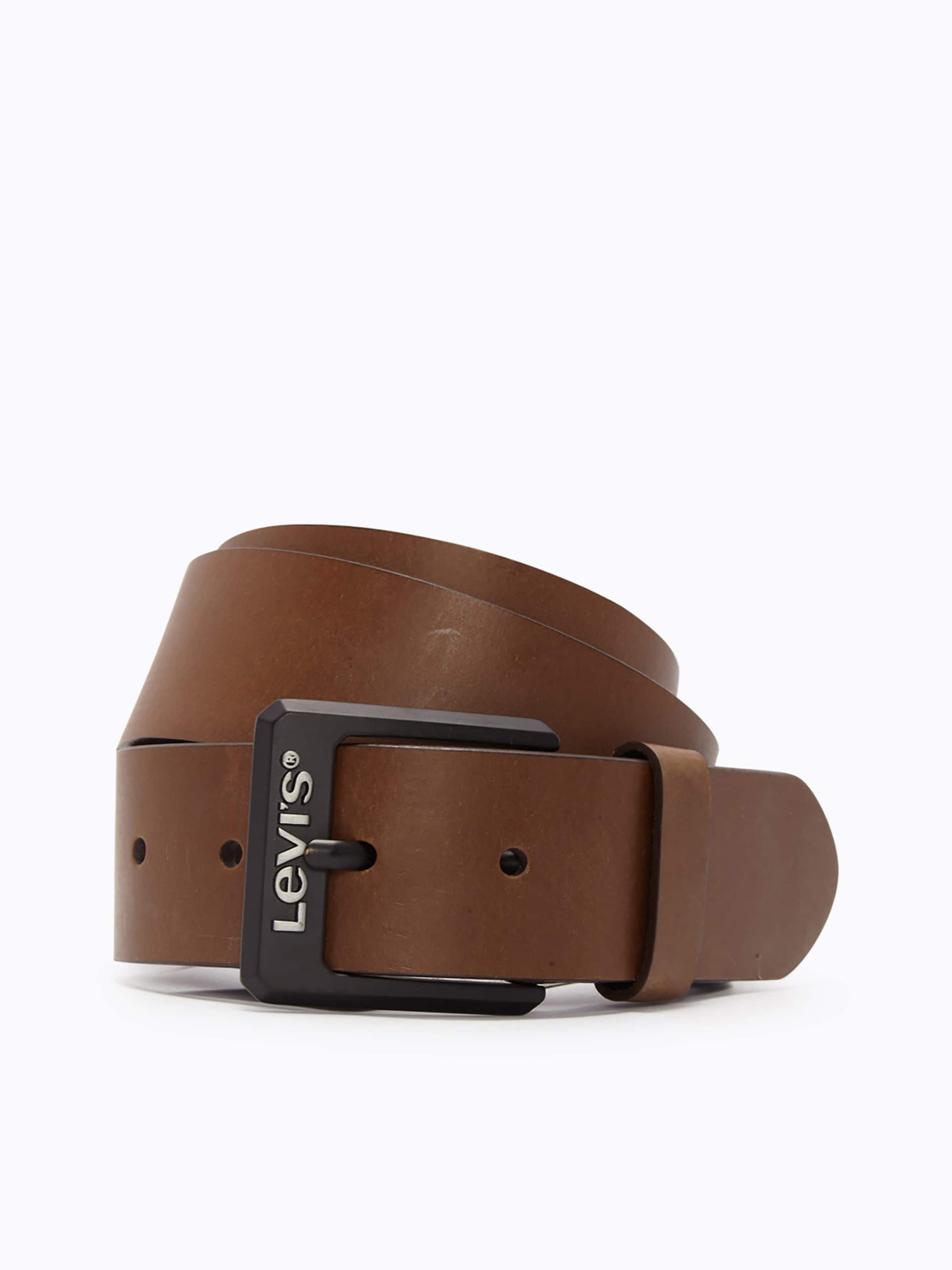 Contrast Belt In Brown