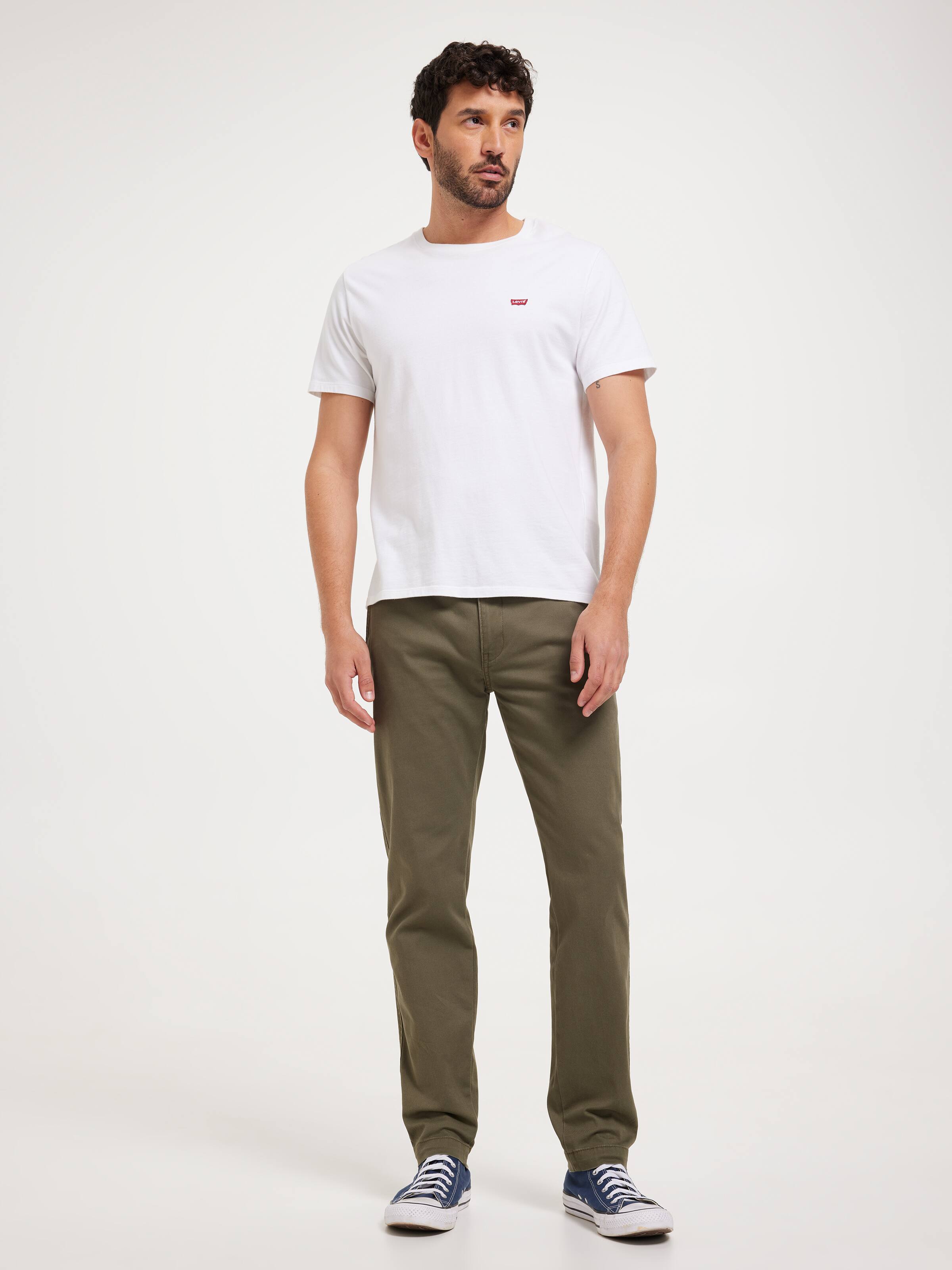 Xx Tapered Chino In Olive Knight