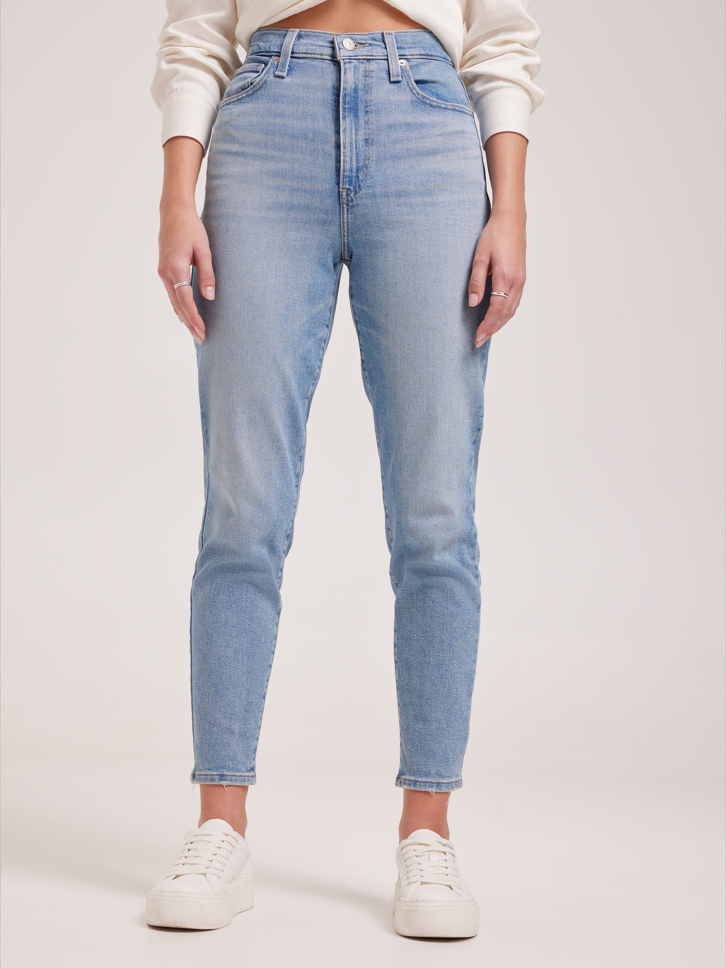High Waisted Mom Jean In Now You Know