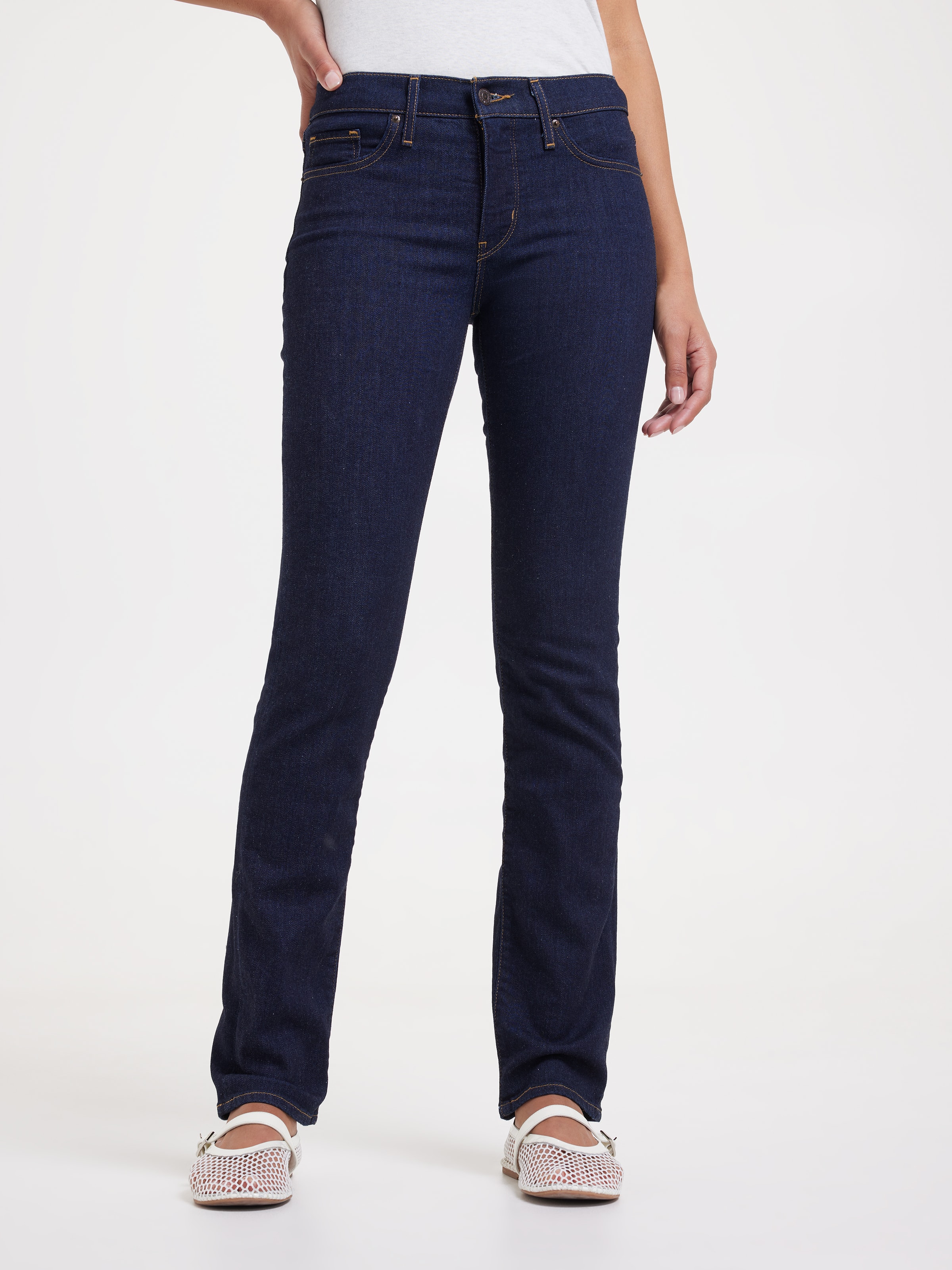 314 Shaping Straight Jean In Blue Wave Rinse