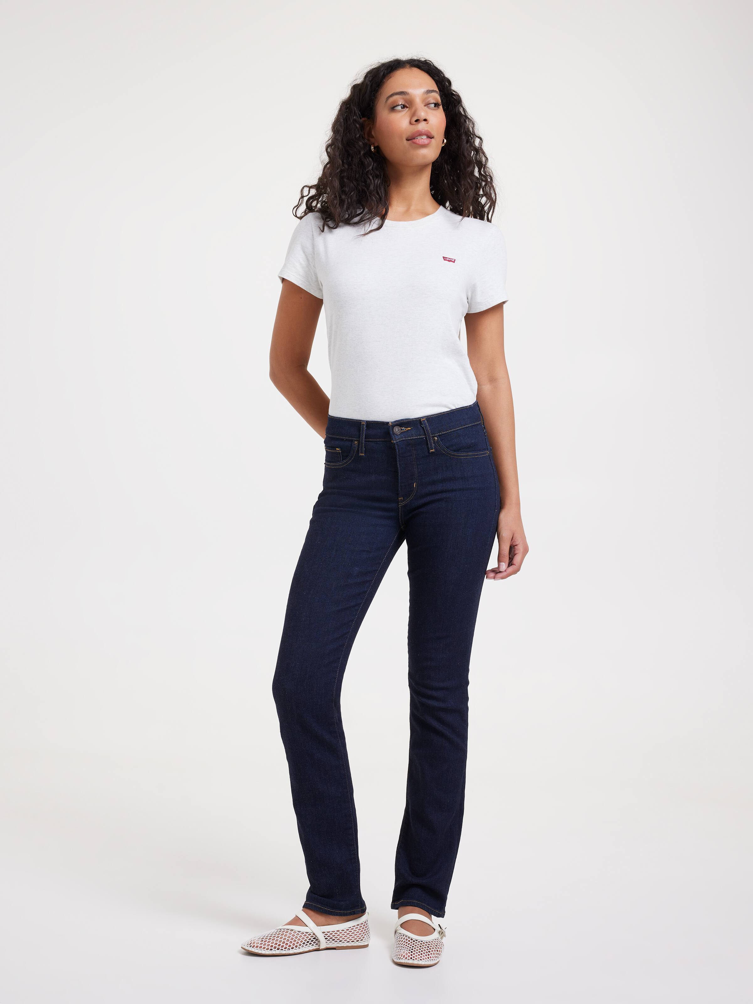 314 Shaping Straight Jean In Blue Wave Rinse