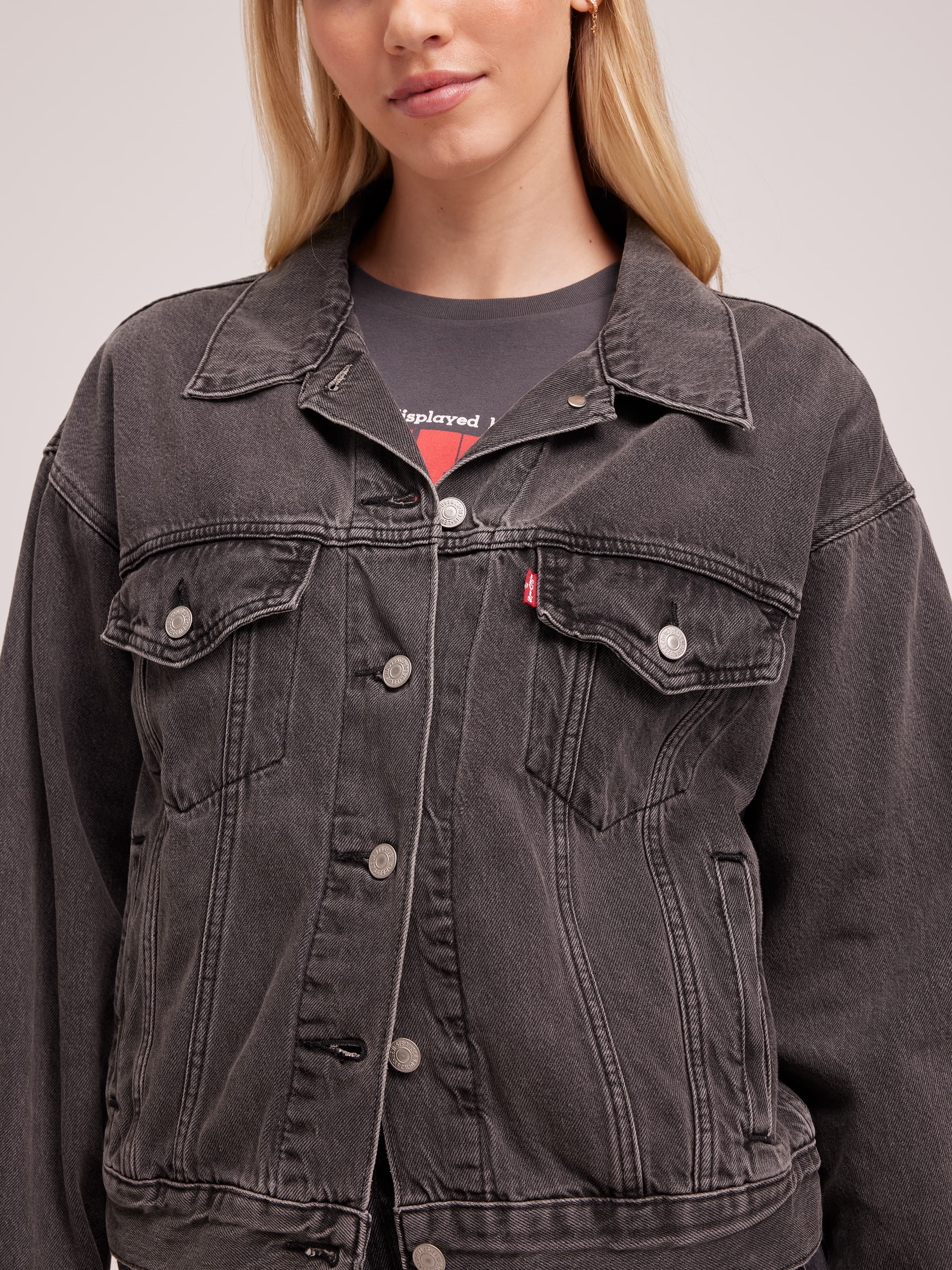 Just jeans black hot sale denim jacket