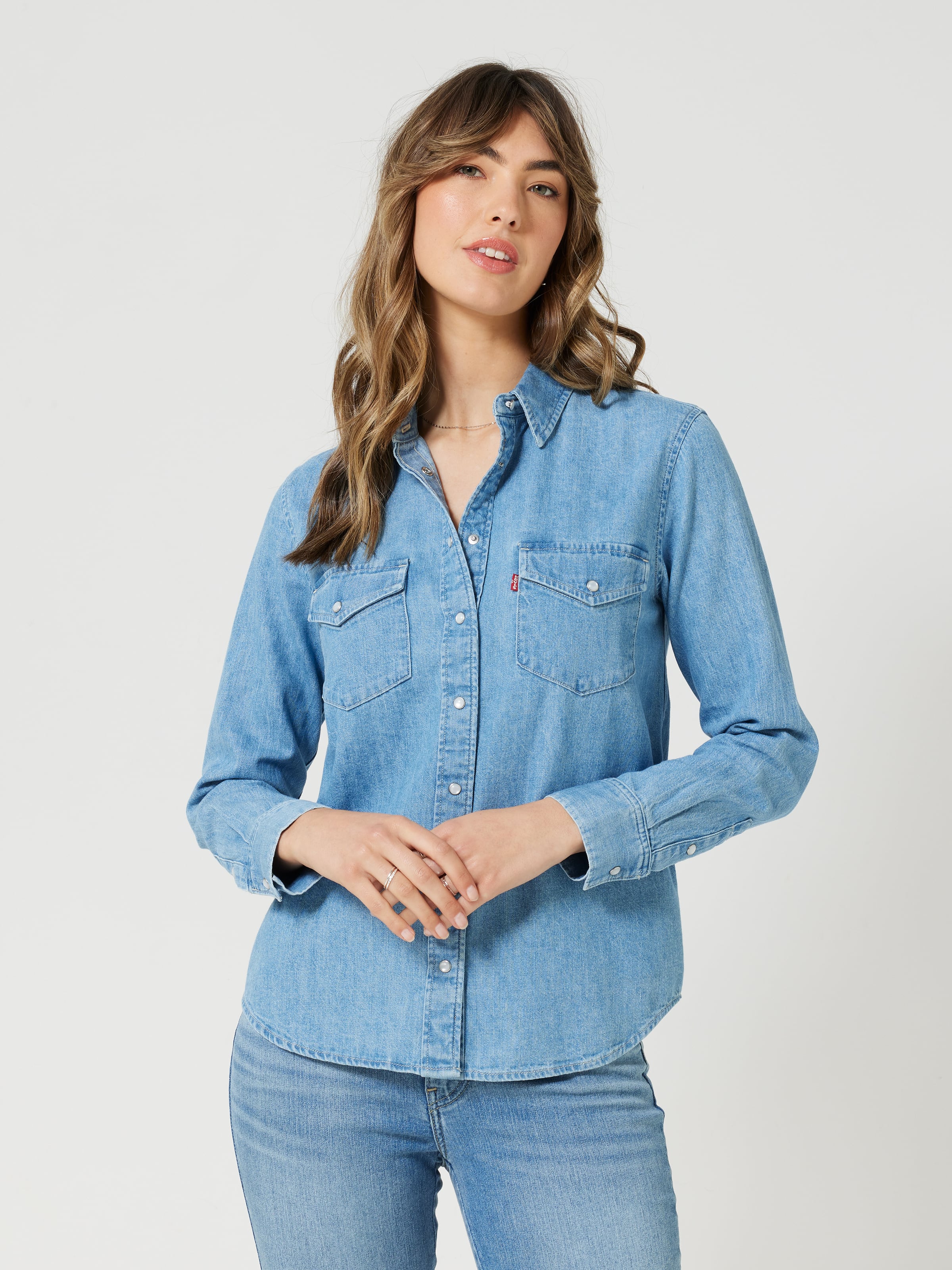 Iconic Western In Old Blue