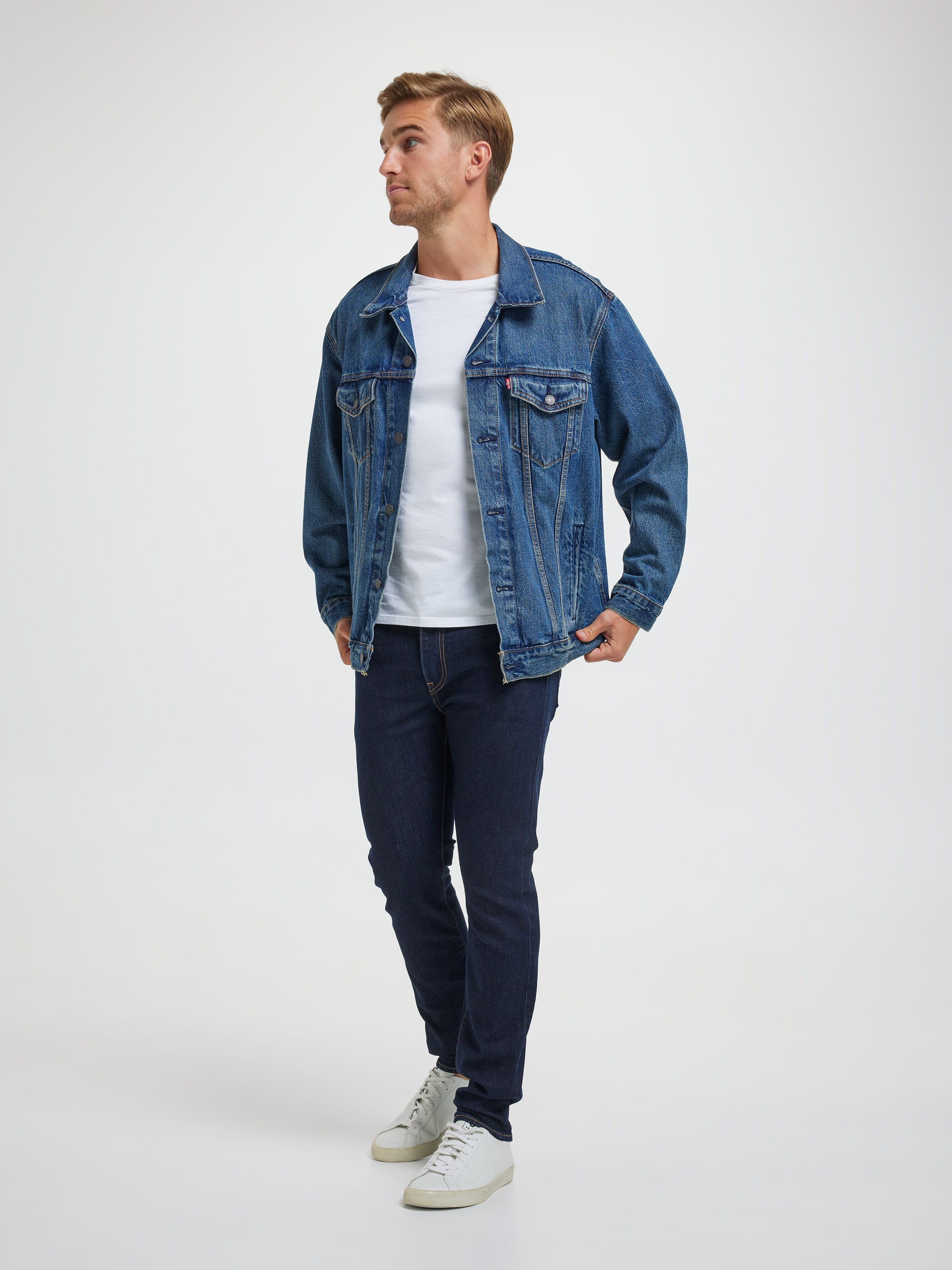 Relaxed Fit Trucker In Waterfalls