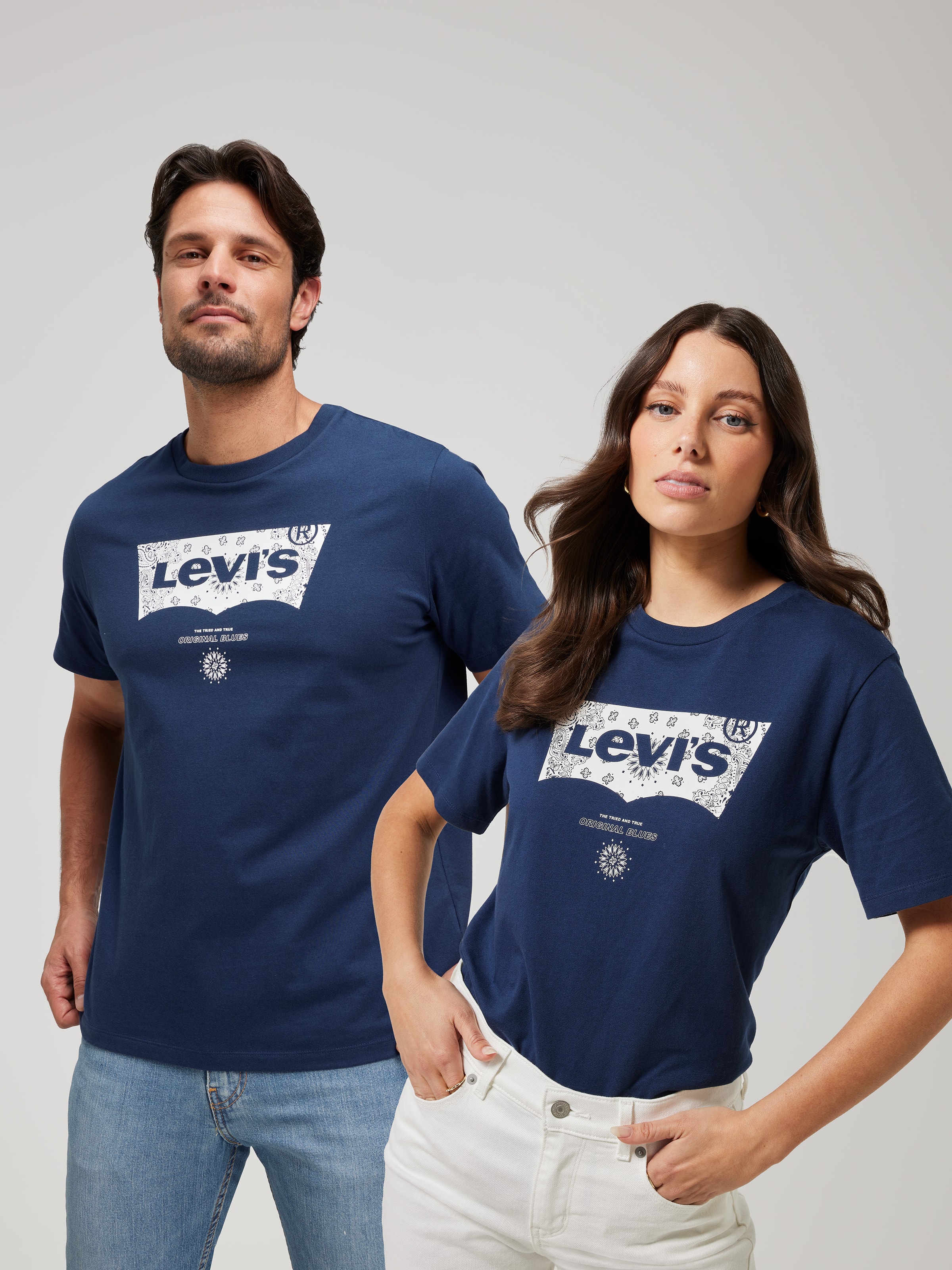 Levi's Original T-Shirt Dress Blue at