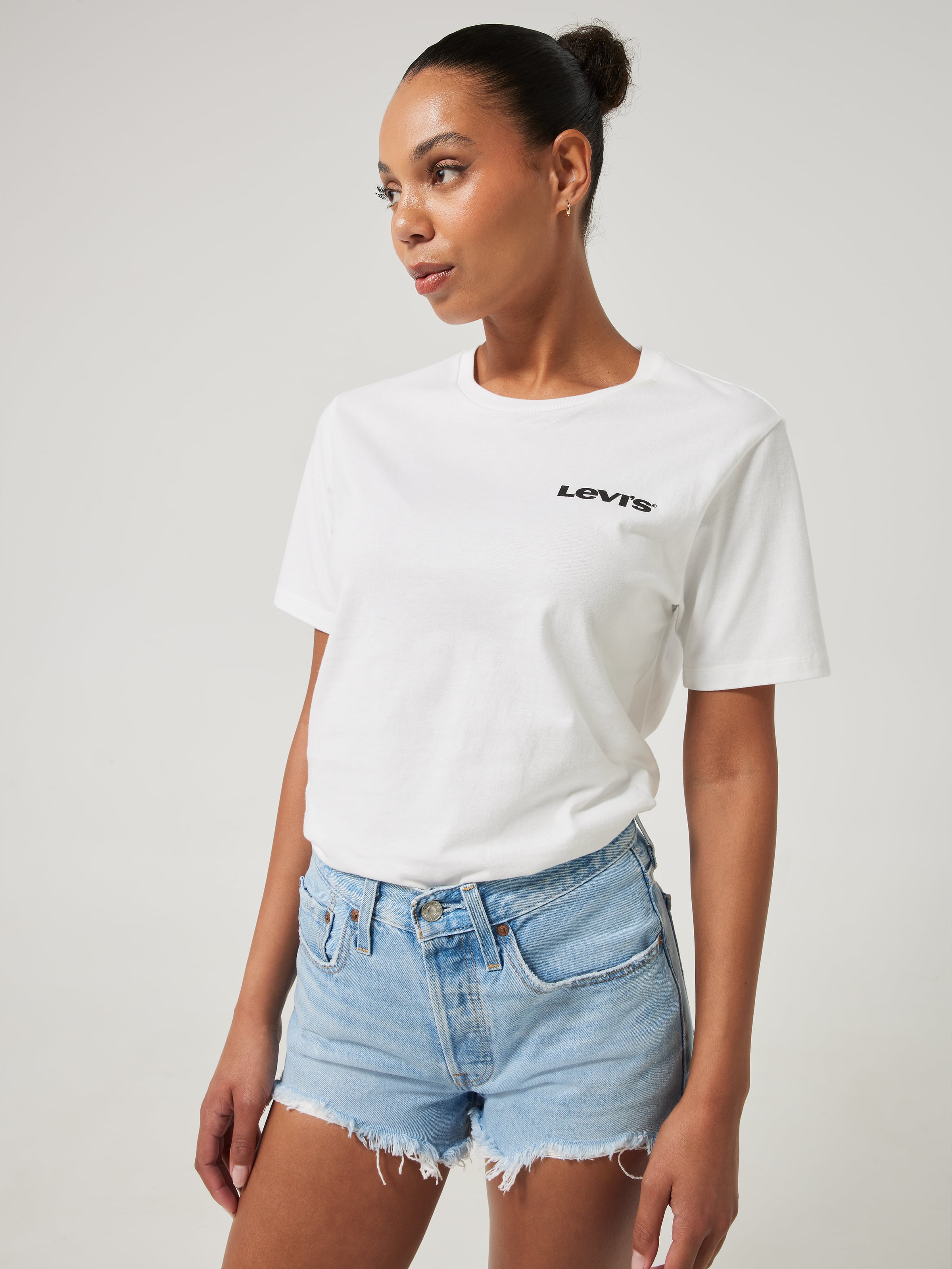 Graphic Tee In White