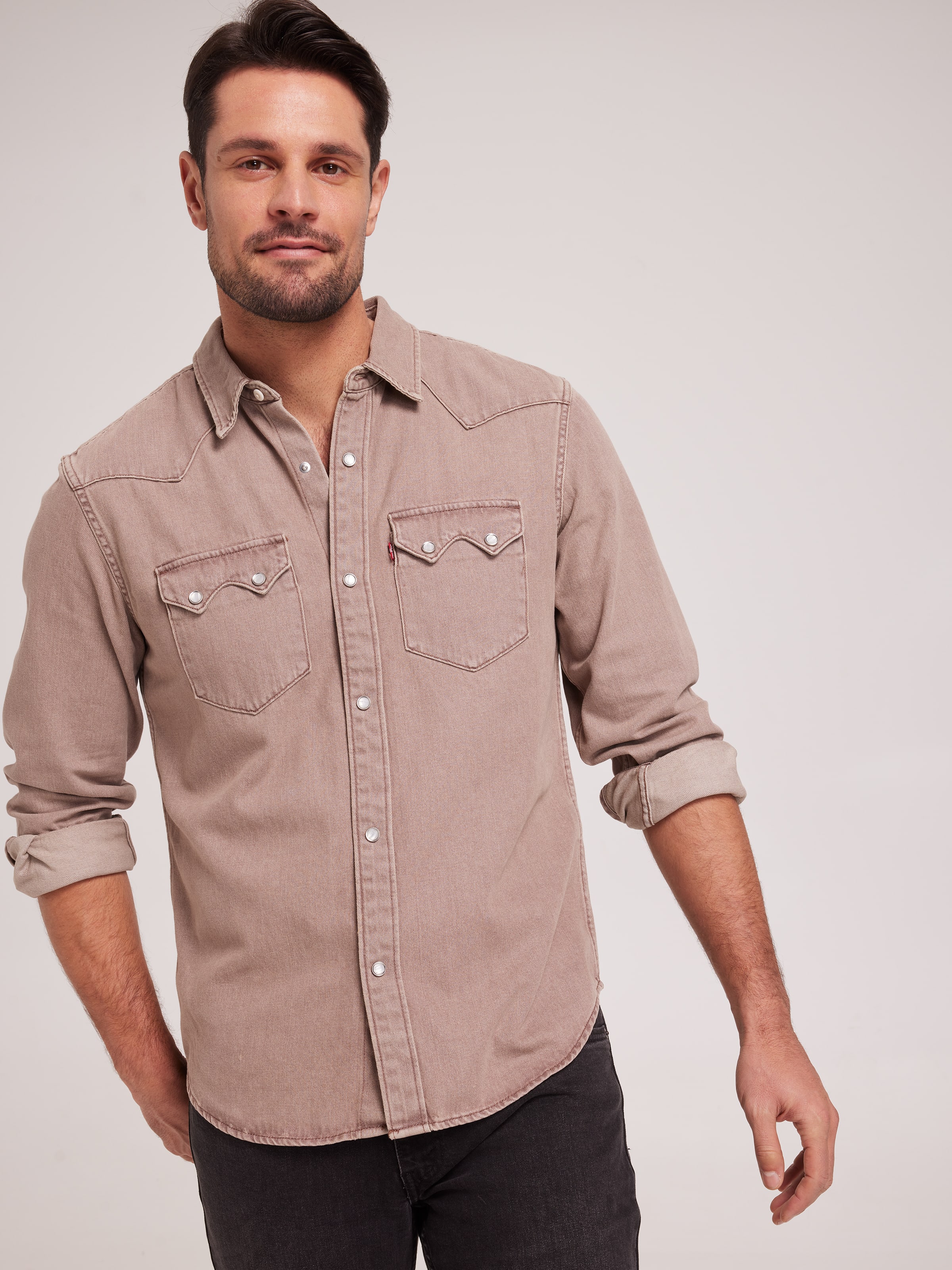Sawtooth Relaxed Fit Western Shirt In Brown