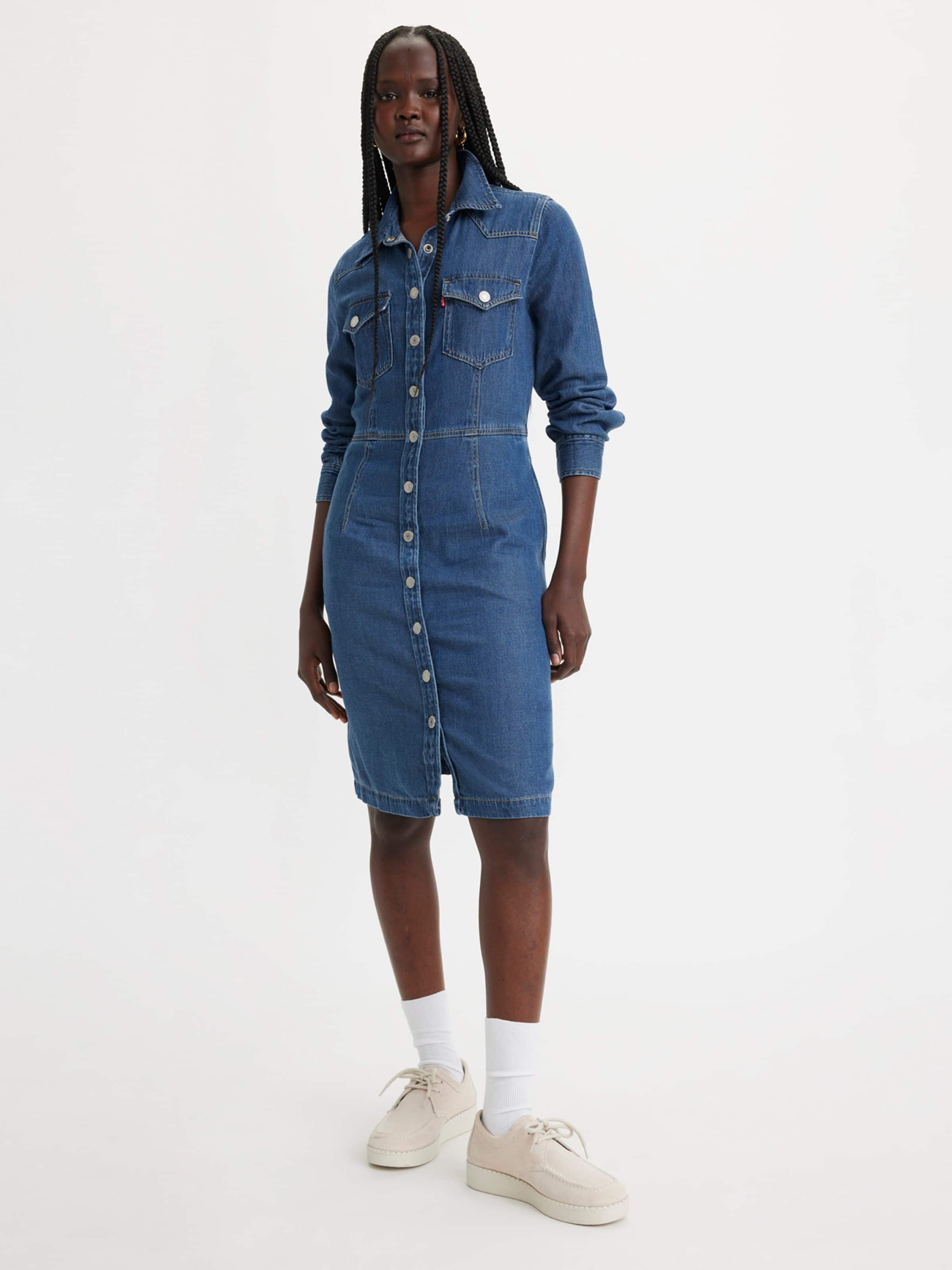 Calvin Klein Jeans Trucker Dress - Short Dresses - Boozt.com