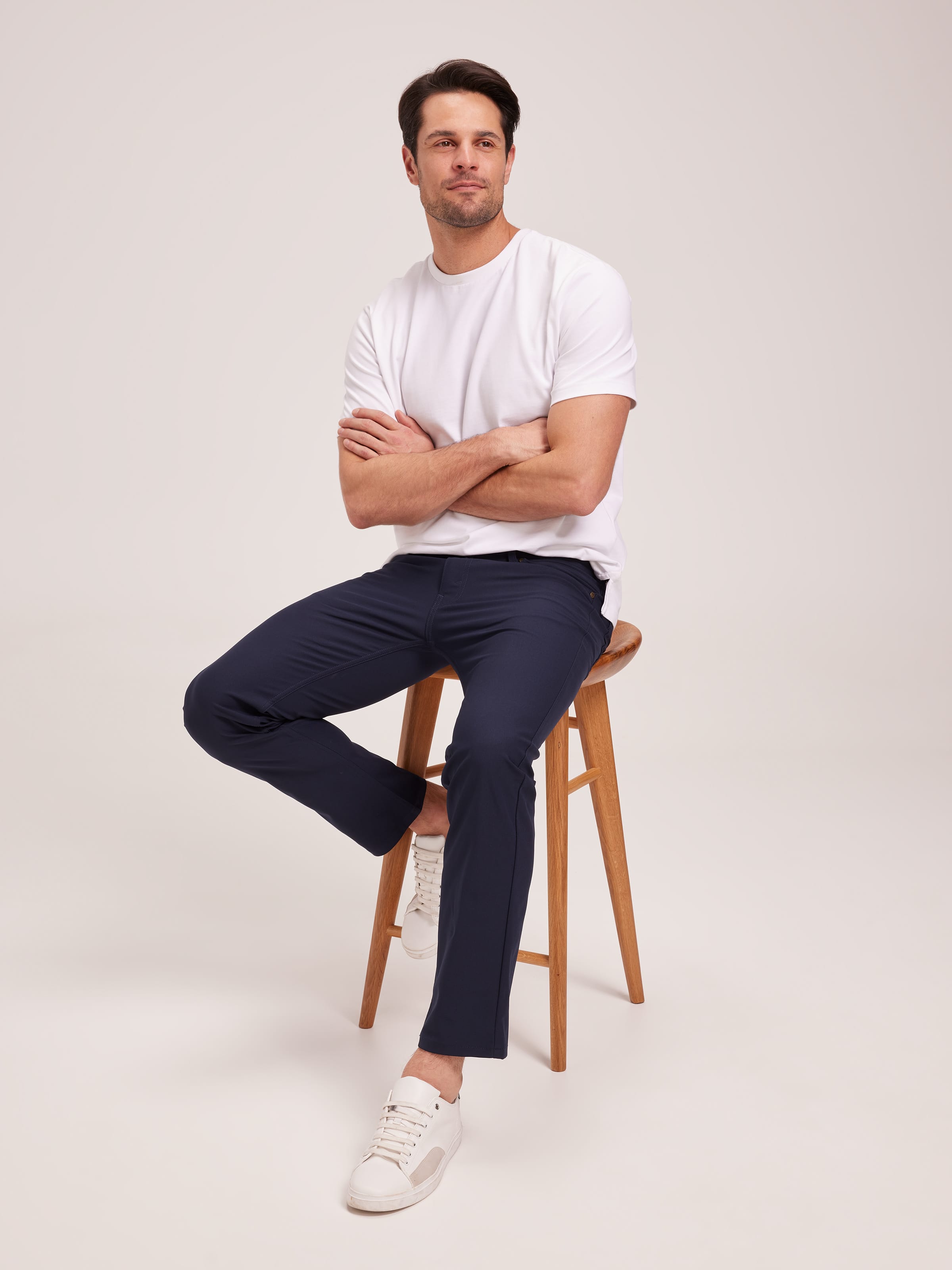511 Slim Tech Pant In Navy Wave