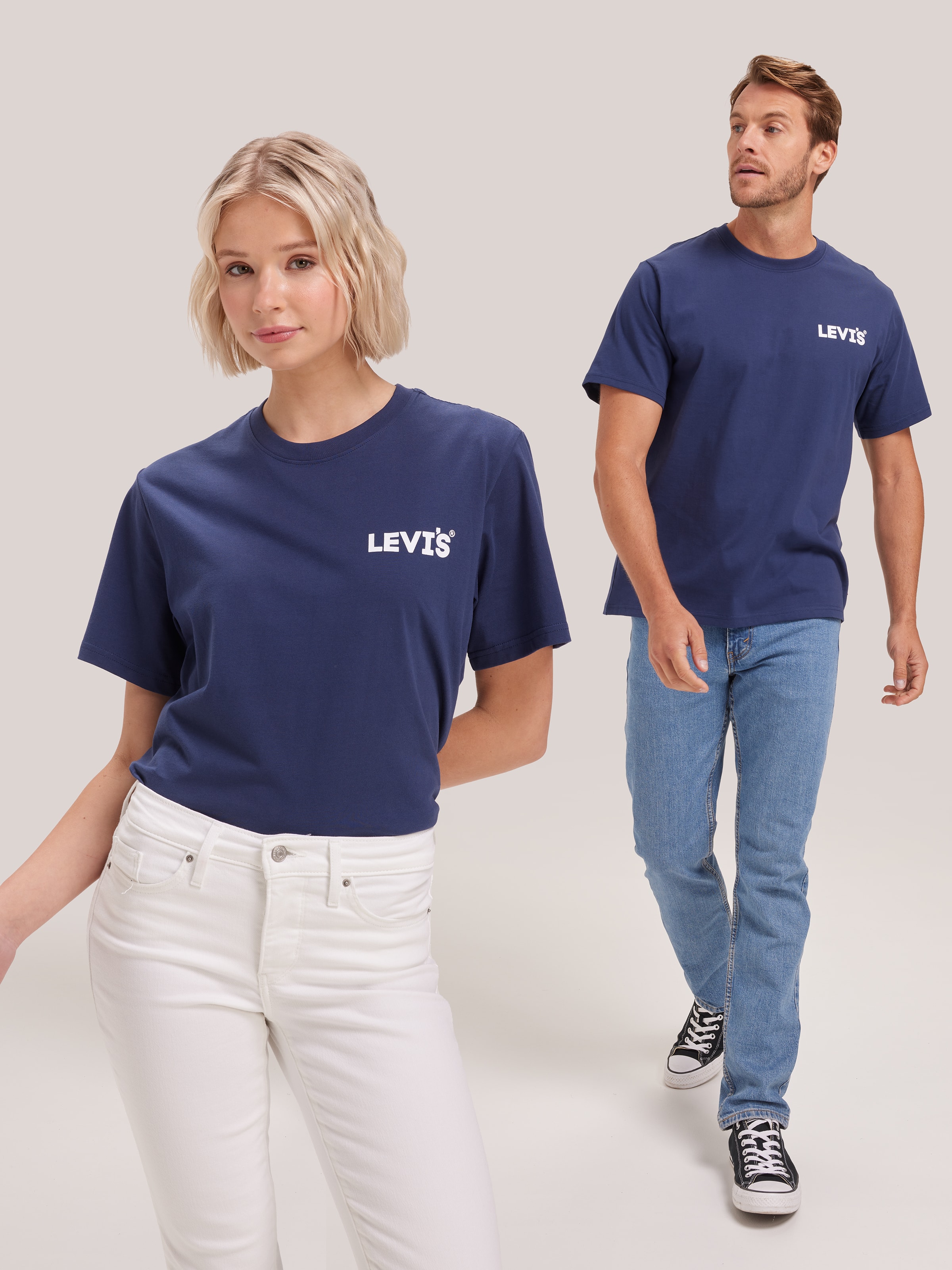 Relaxed Tee In Naval