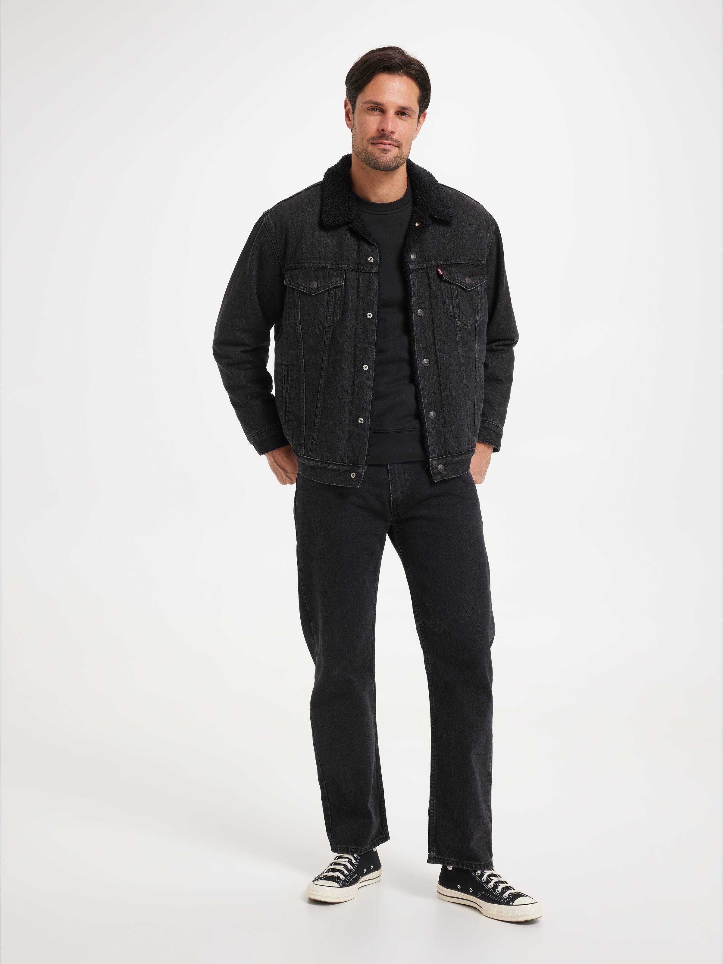 Relaxed Fit Sherpa Trucker In Superior Sherpa