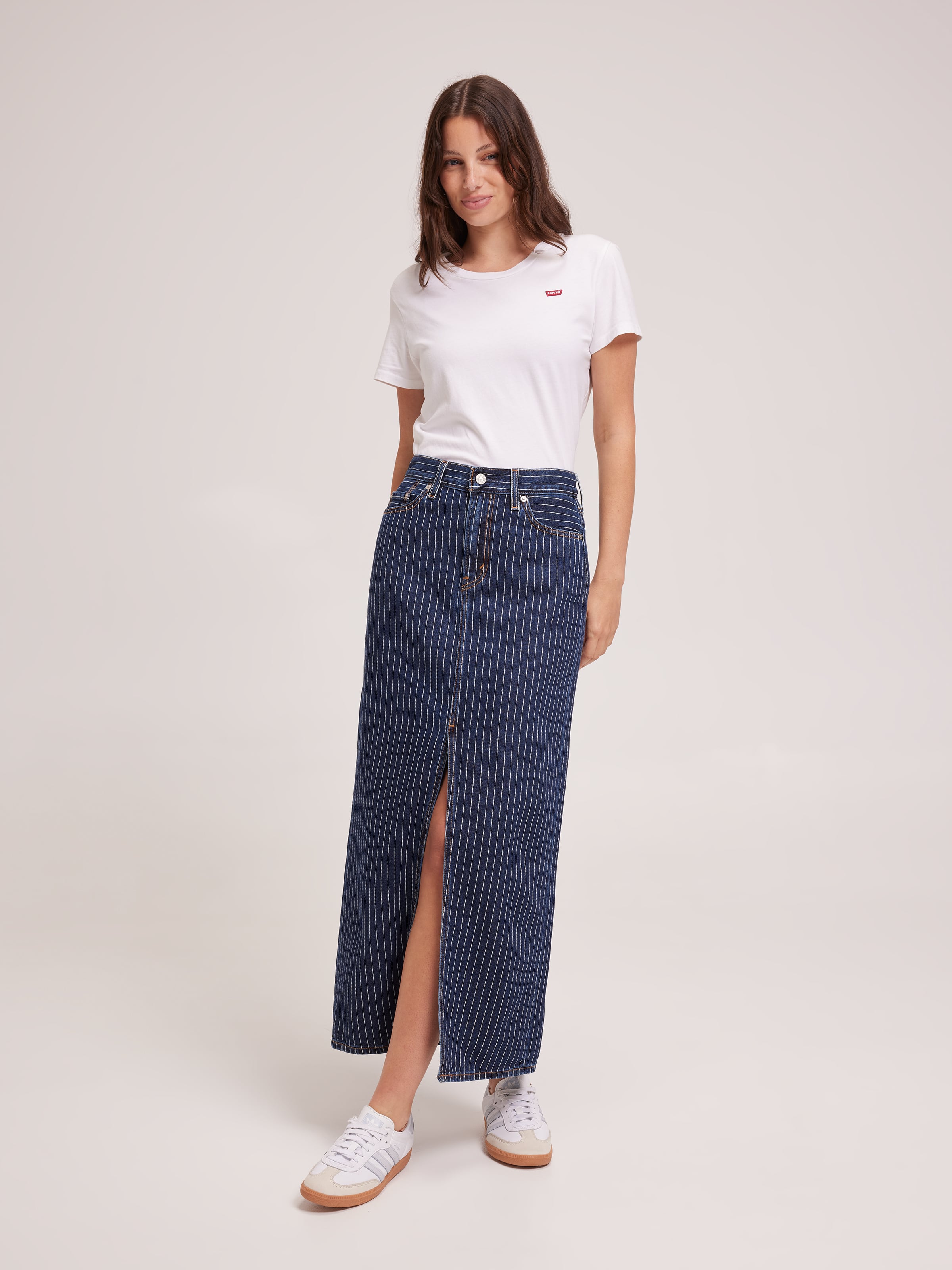 Levis long denim skirt Just Jeans Online