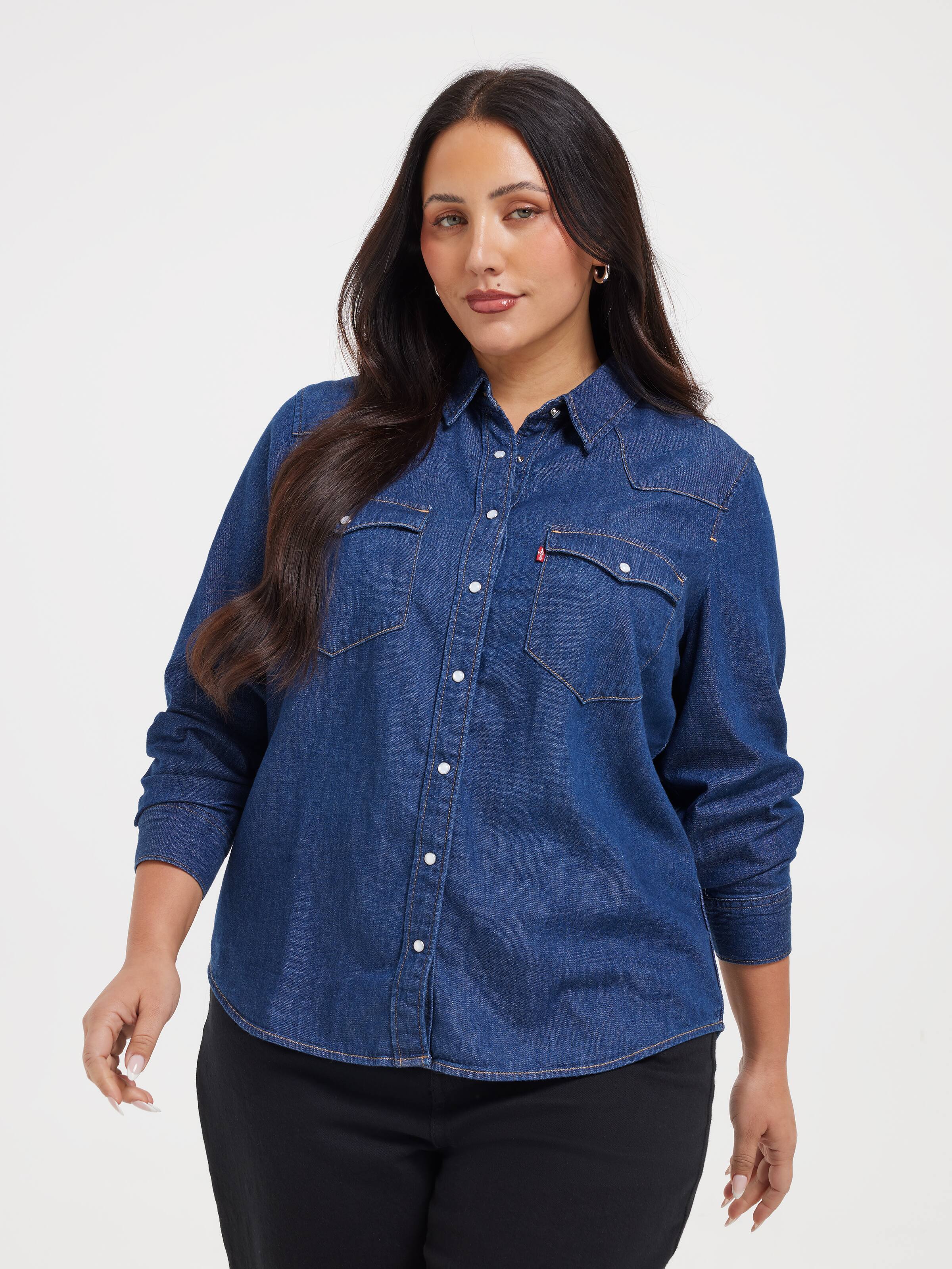Curve Ultimate Western Shirt In Smokin Hot