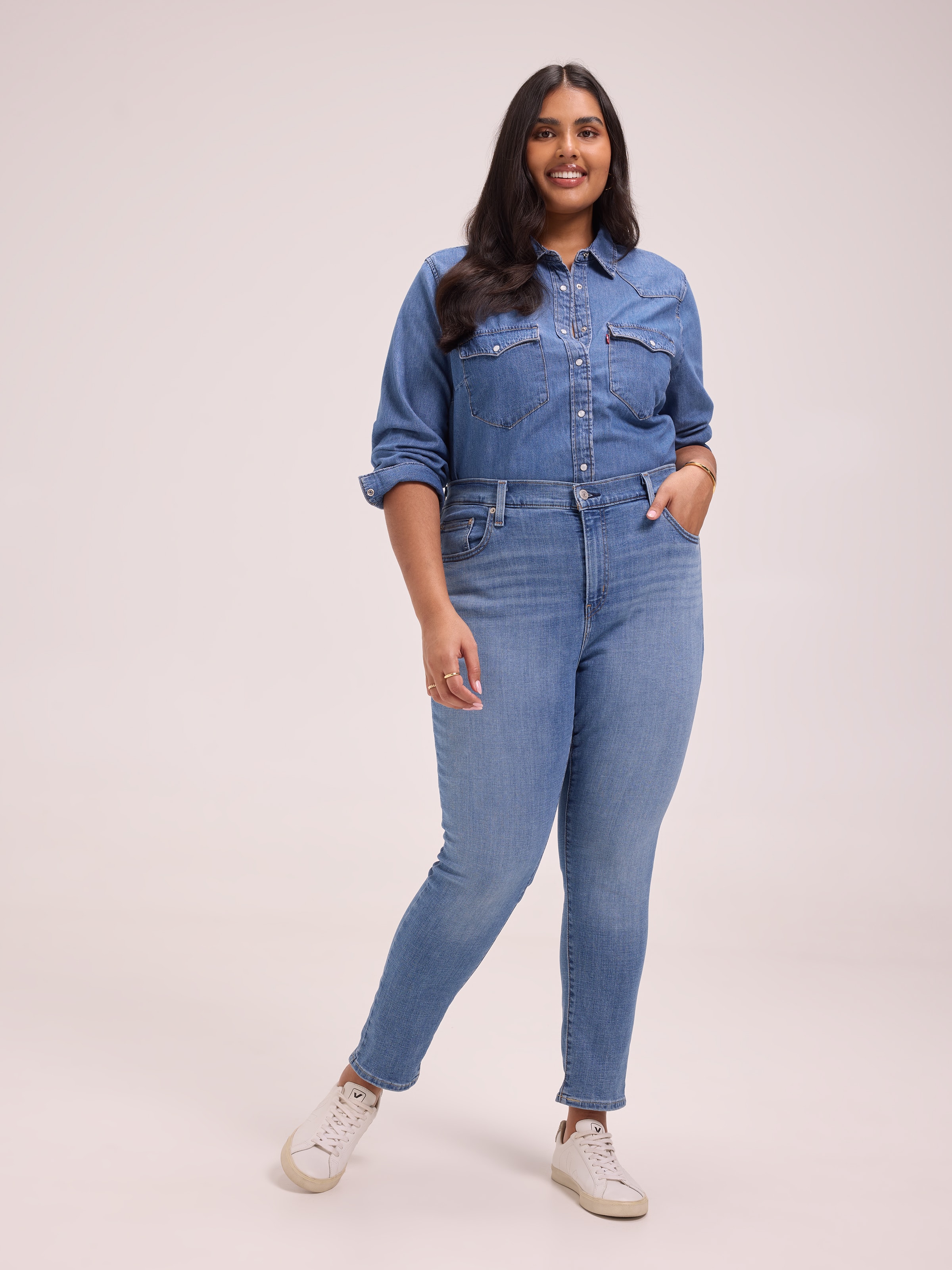 Curve 721 Hi Rise Skinny In Lapis Air
