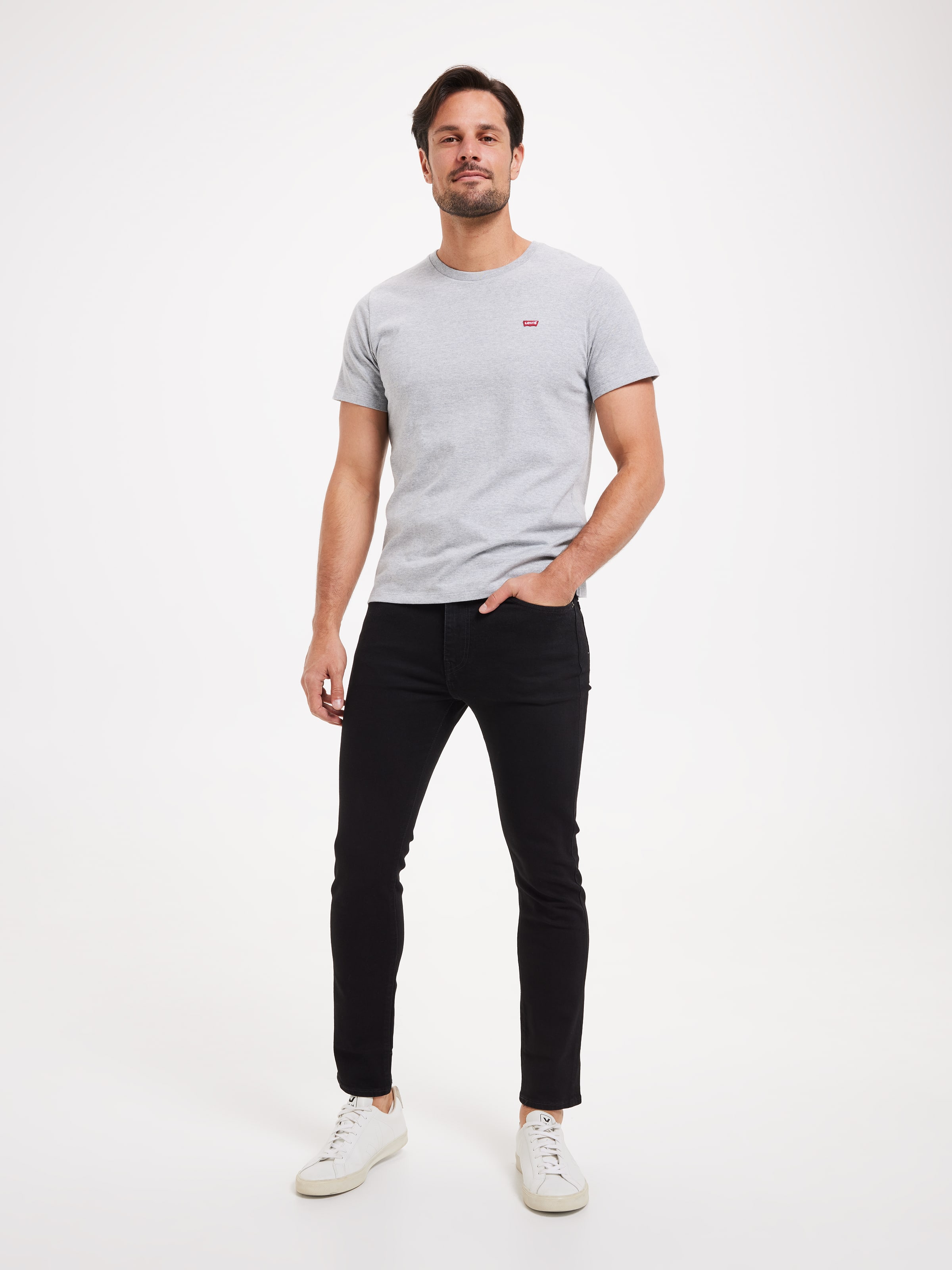 Original Hm Tee In Mid Tone Heather Grey