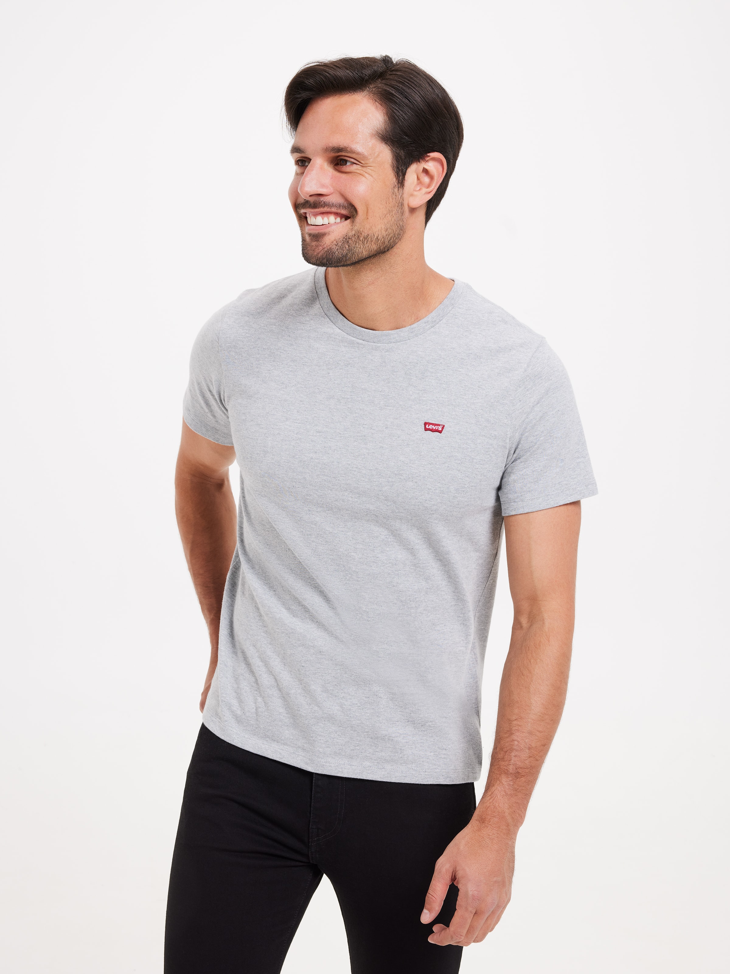 Original Hm Tee In Mid Tone Heather Grey