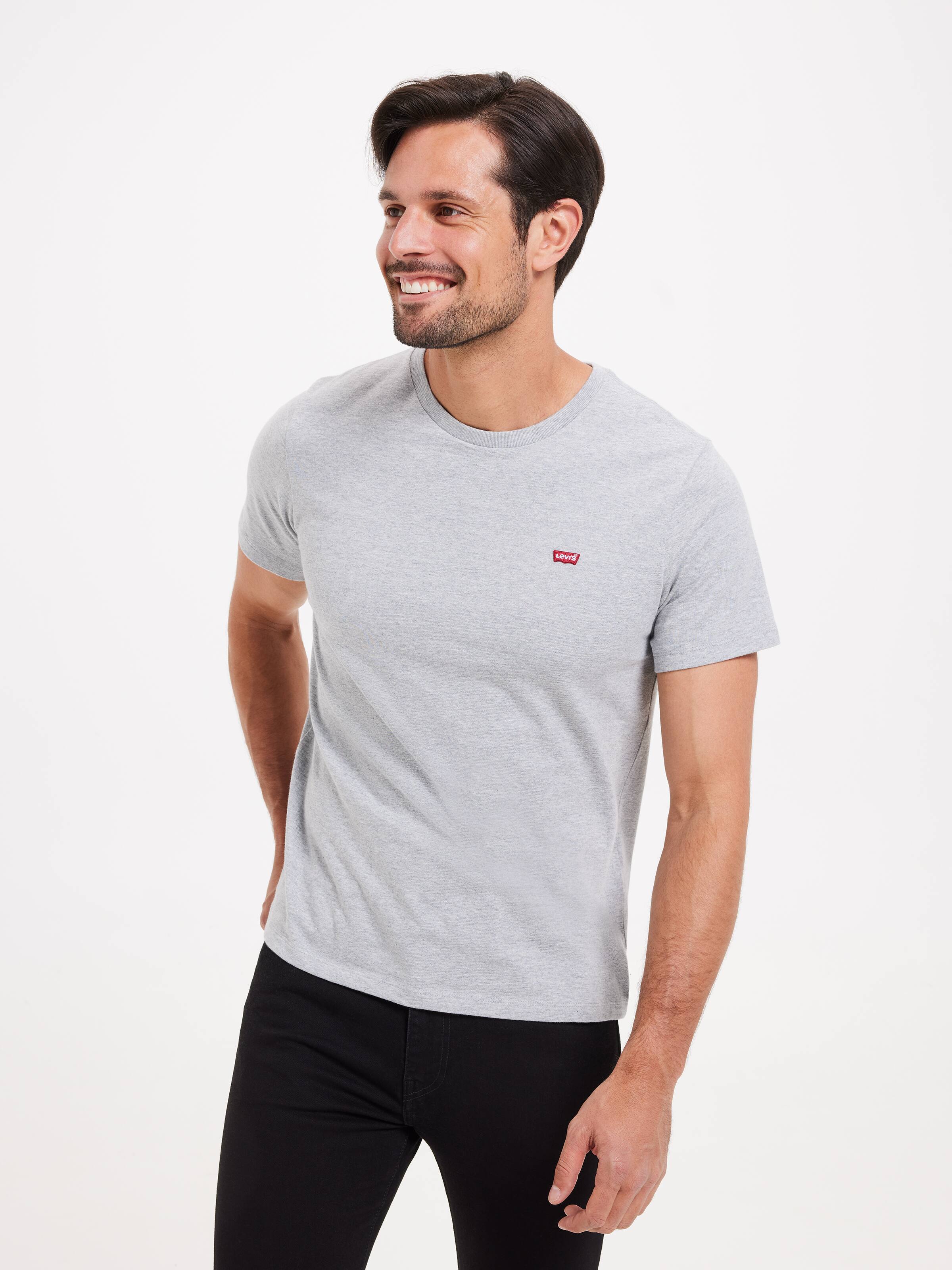 Original Hm Tee In Mid Tone Heather Grey